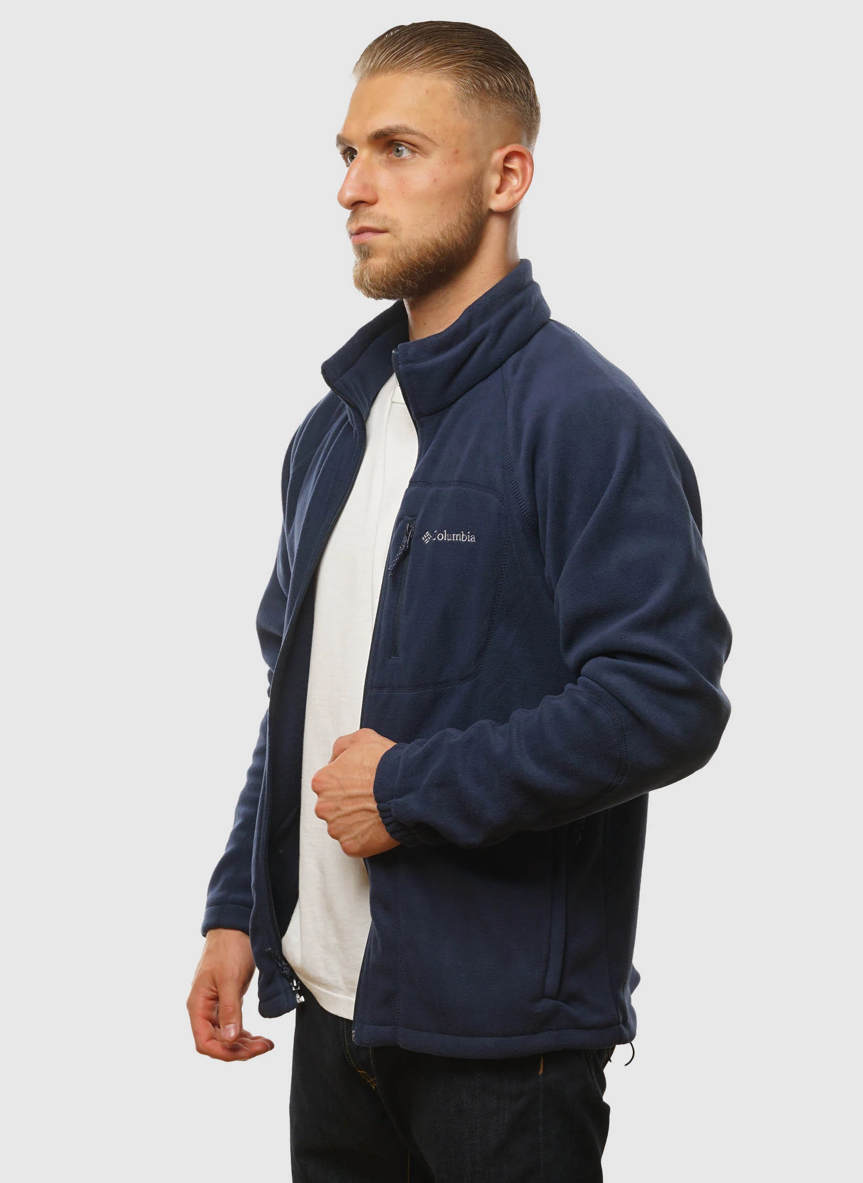 Fast Trek II Full Zip Fleece - Collegiate Navy - Image 3