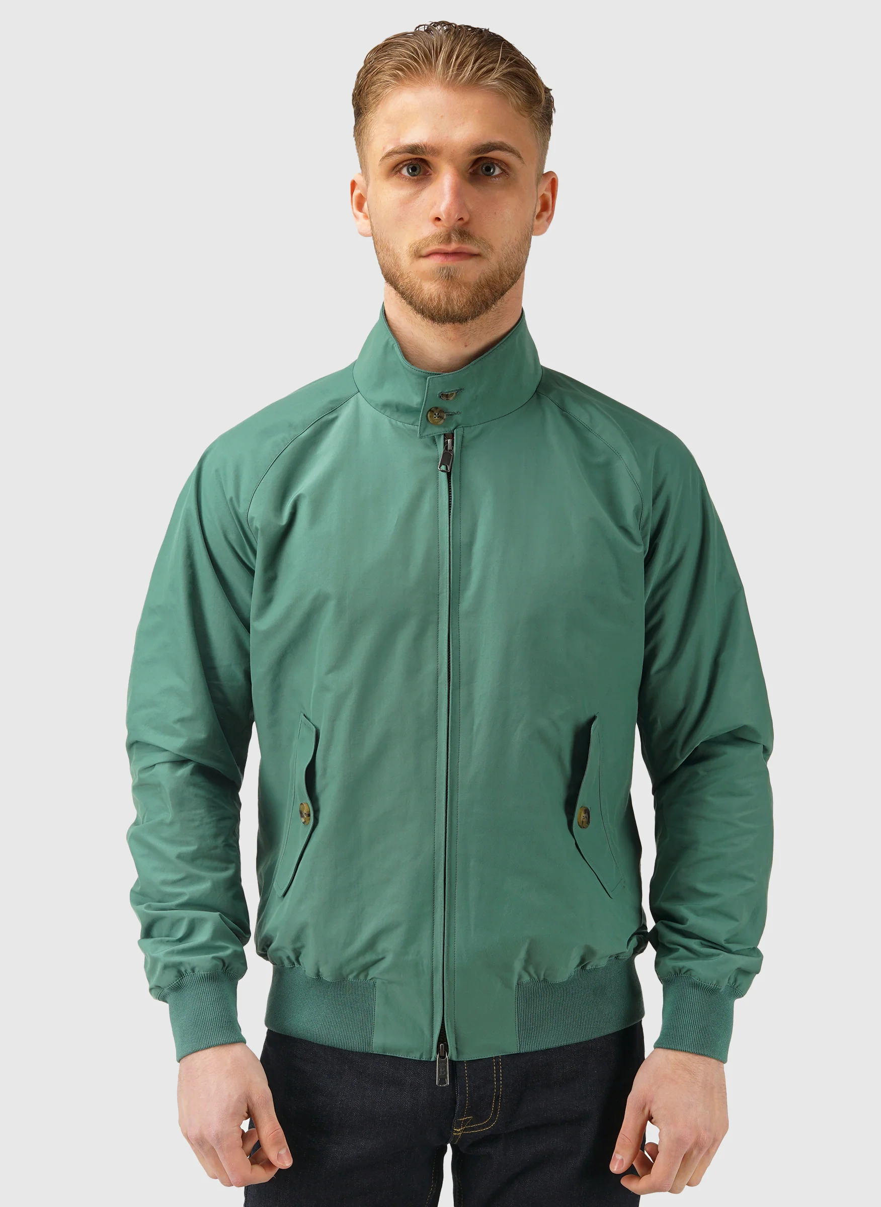 G9 Classic Harrington Jacket - Bench Blue - Image 3