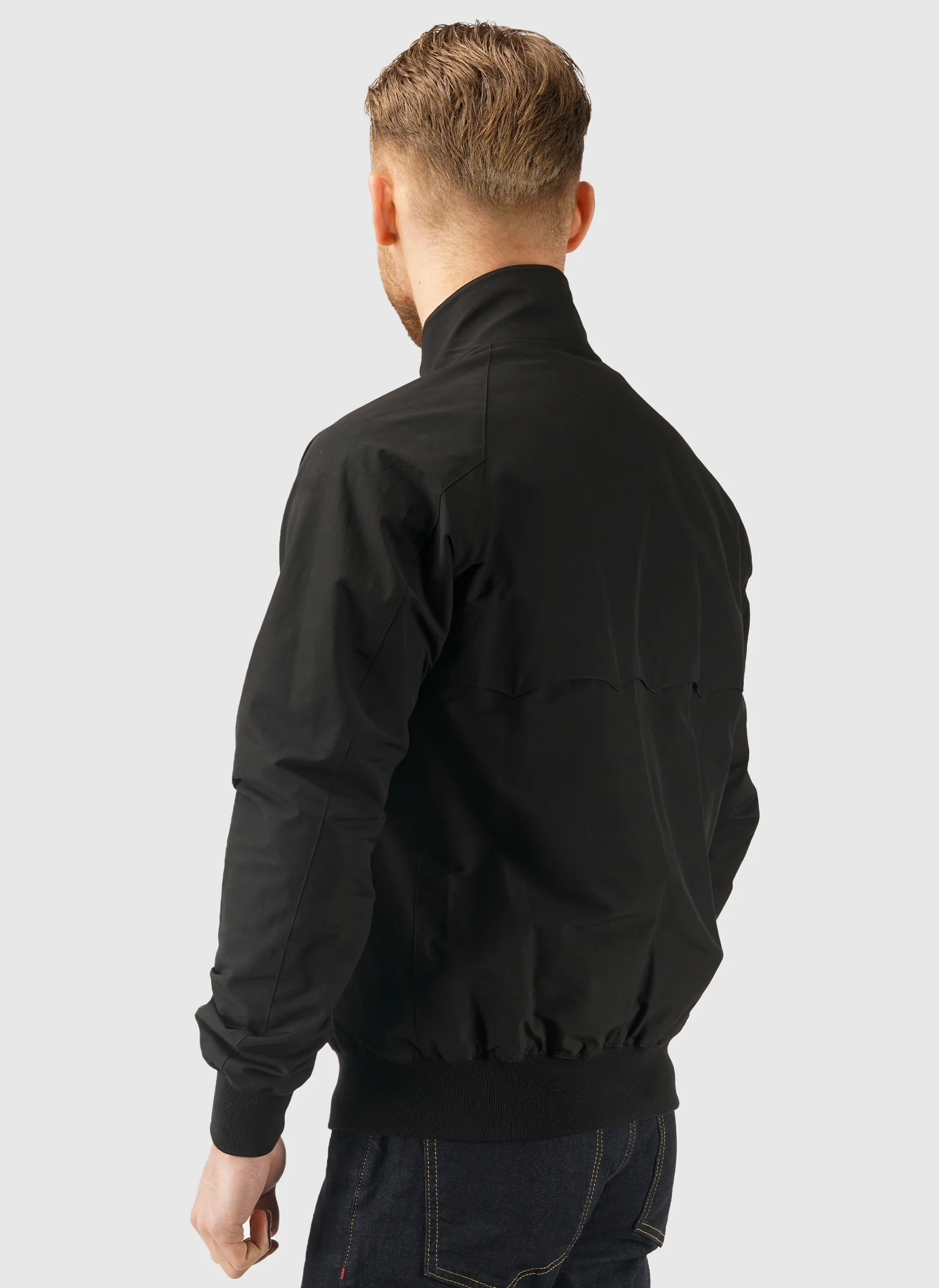 G9 Classic Harrington Jacket - Black - Image 4