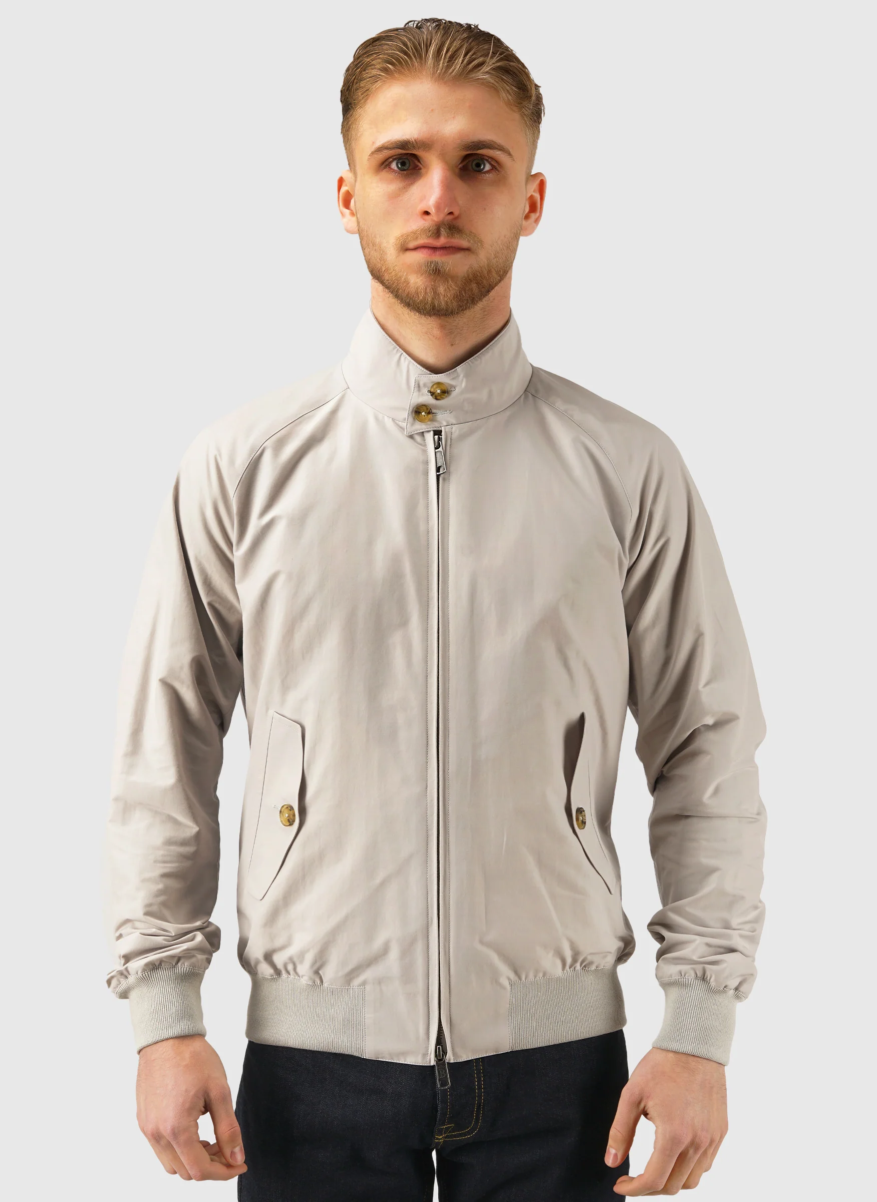 G9 Classic Harrington Jacket - Mist - Image 3