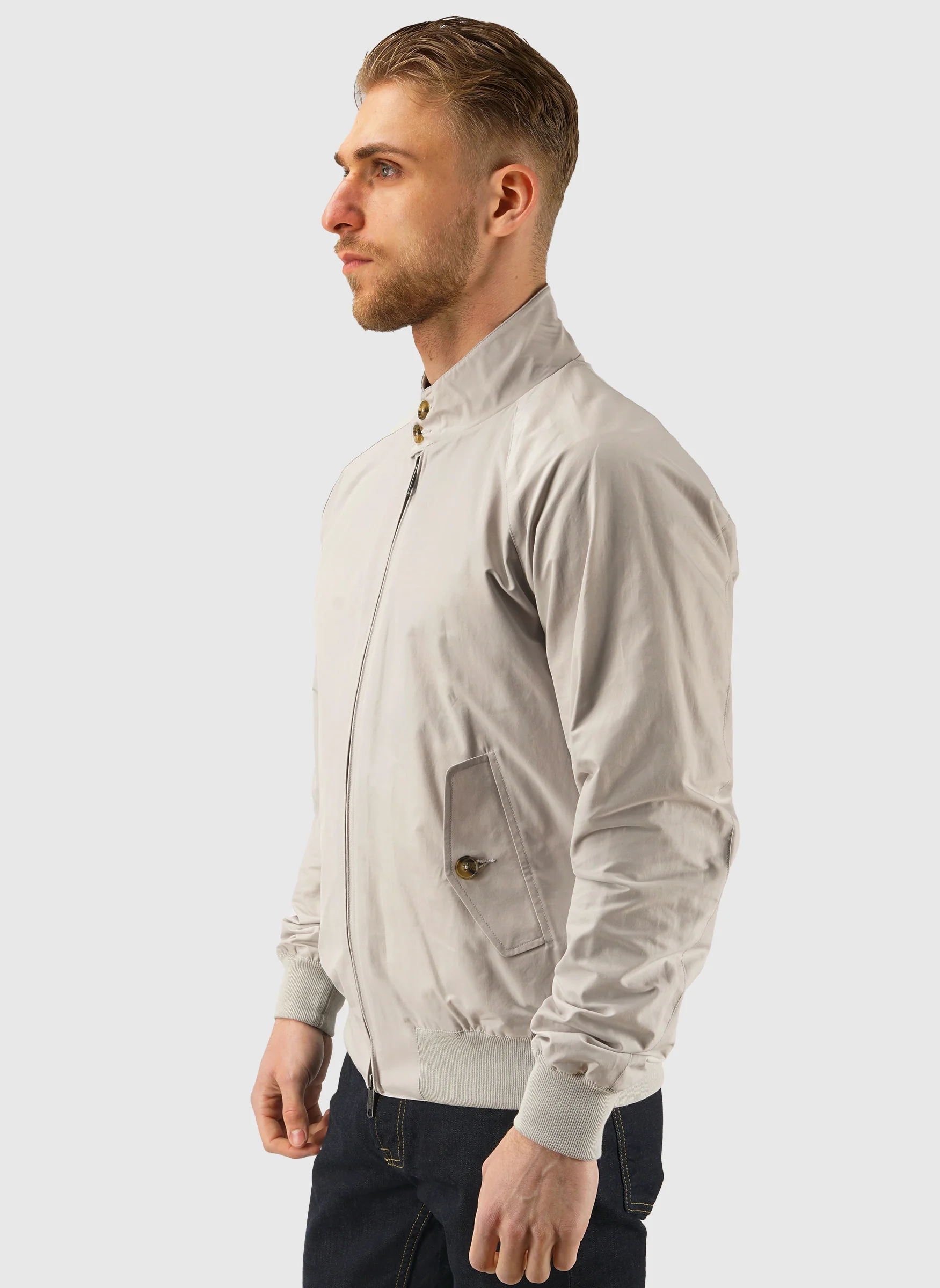 G9 Classic Harrington Jacket - Mist - Image 4