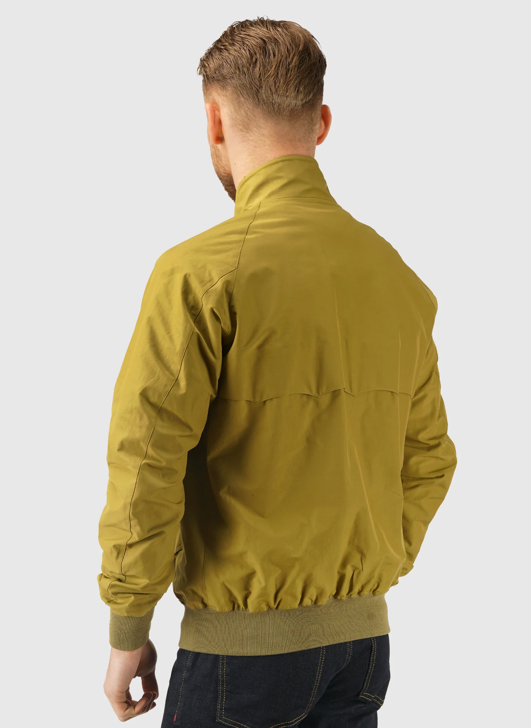 G9 Classic Harrington Jacket - Moss - Image 4
