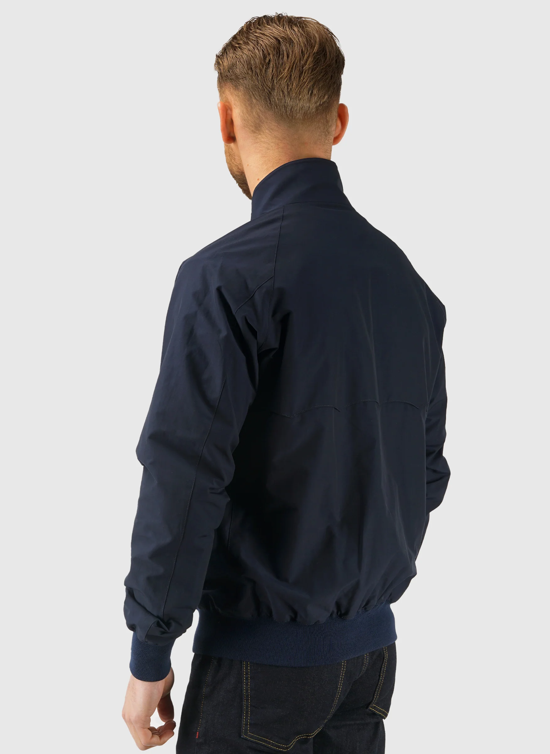 G9 Classic Harrington Jacket - Navy - Image 4