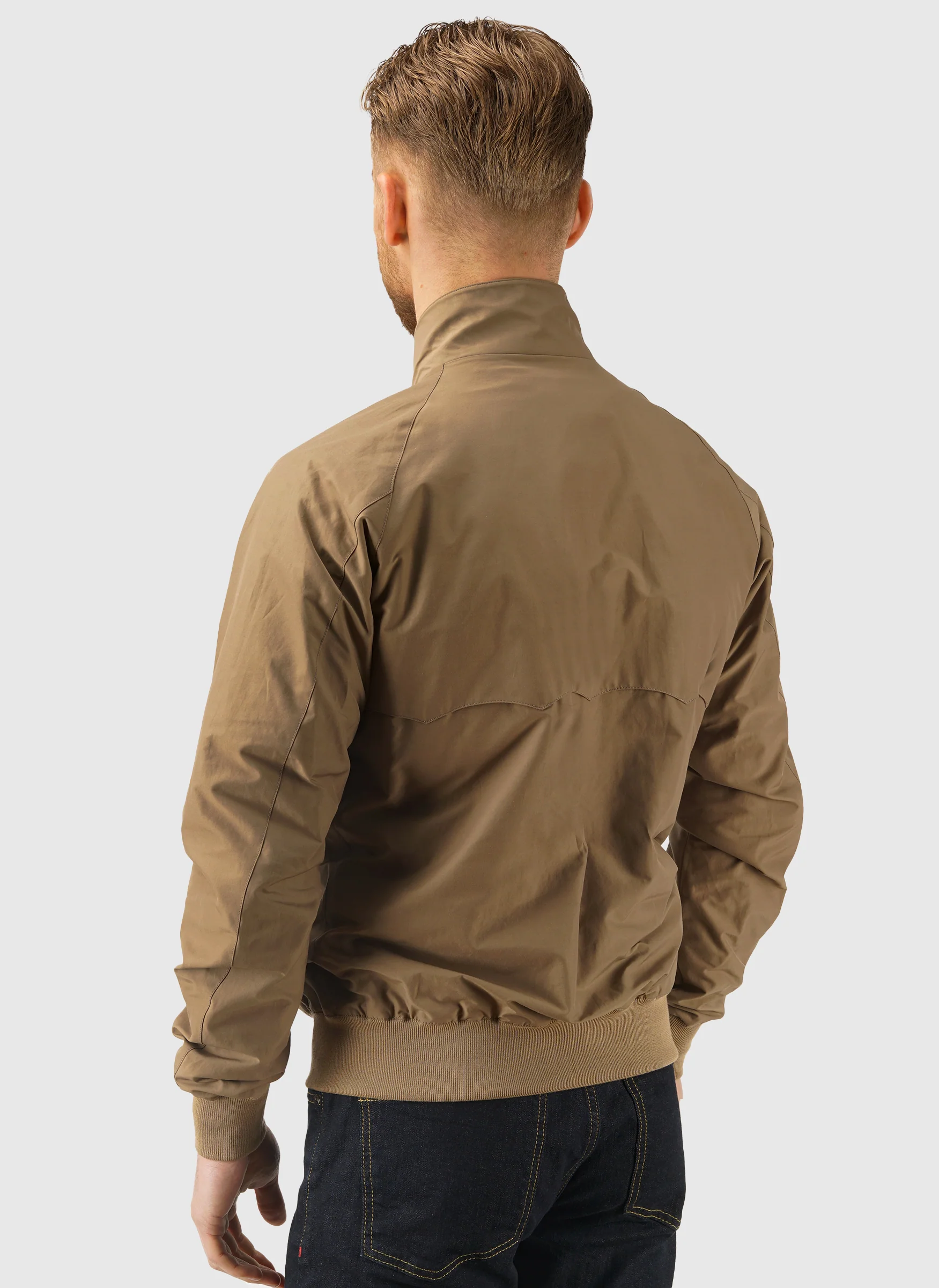 G9 Classic Harrington Jacket - Tan - Image 5