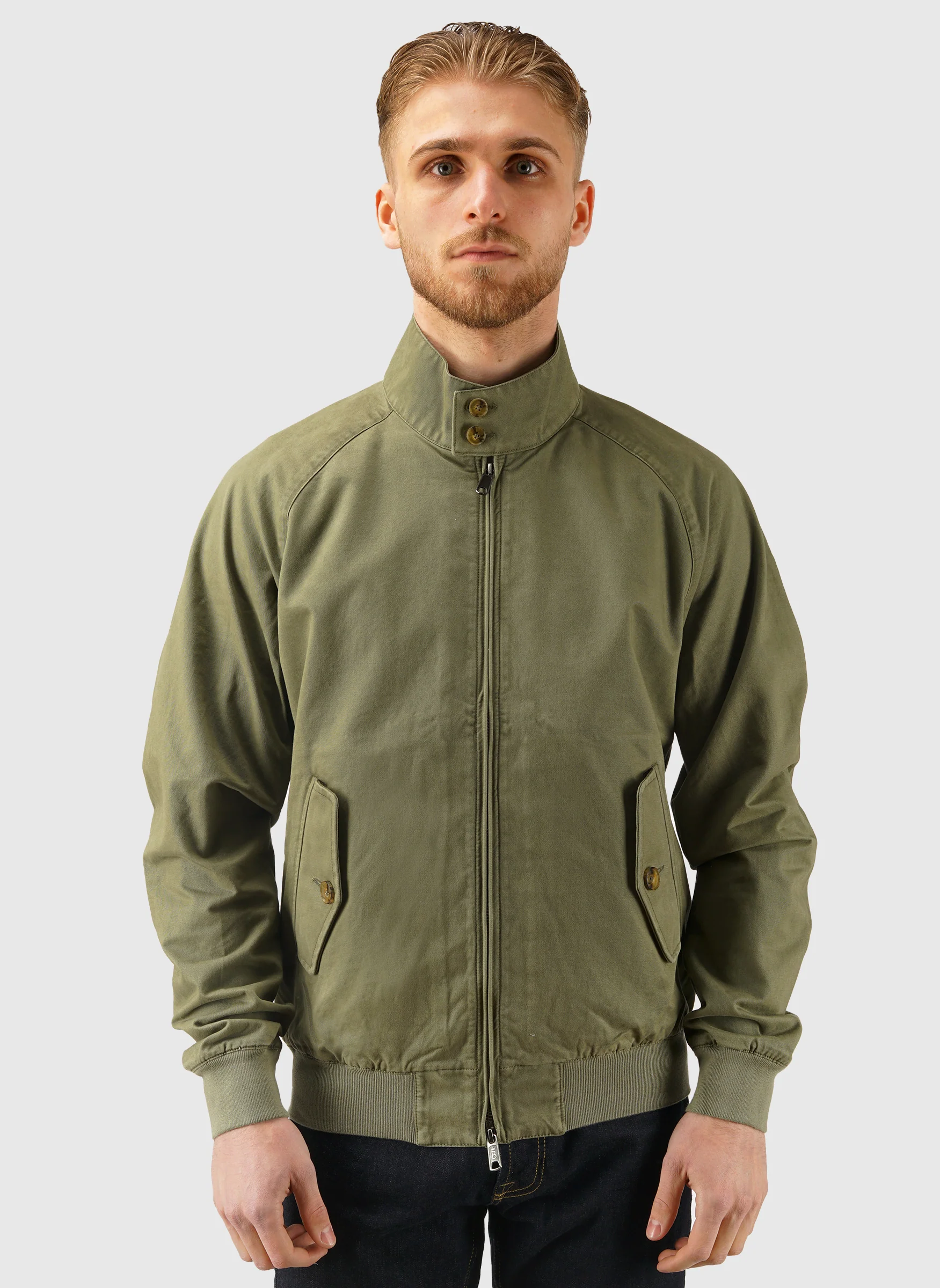 G9 Twill Jacket - Lichen Green - Image 3