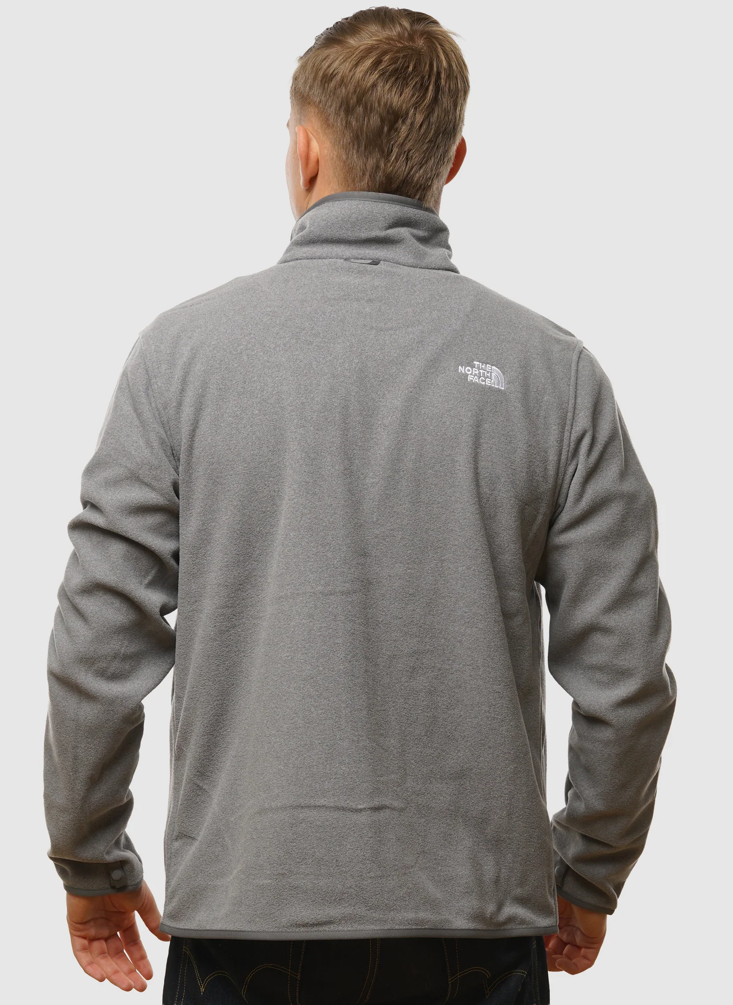 Glacier Fleece Jacket - Mid Grey Heather - Image 3