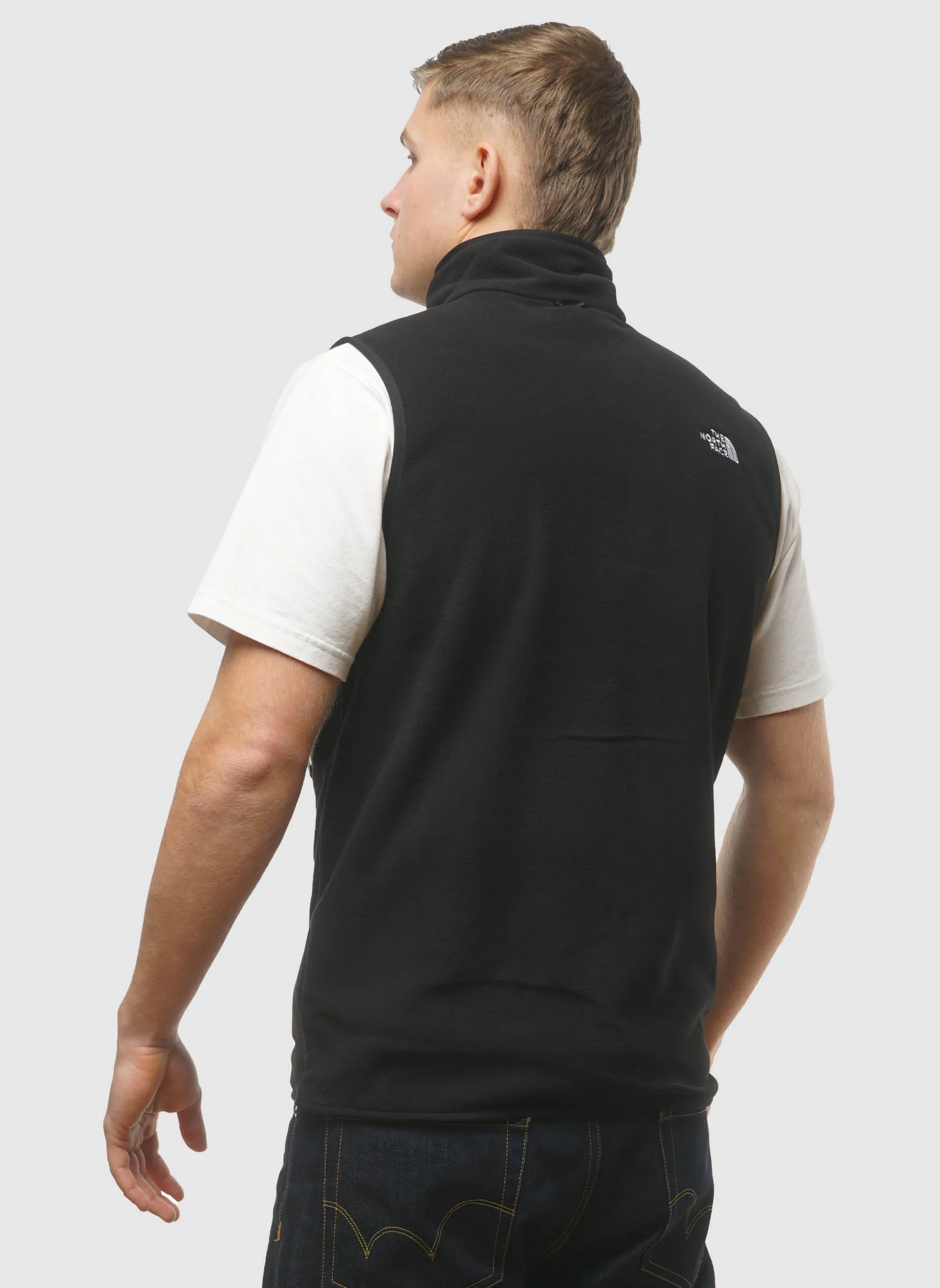 Glacier Fleece Vest - Black - Image 2