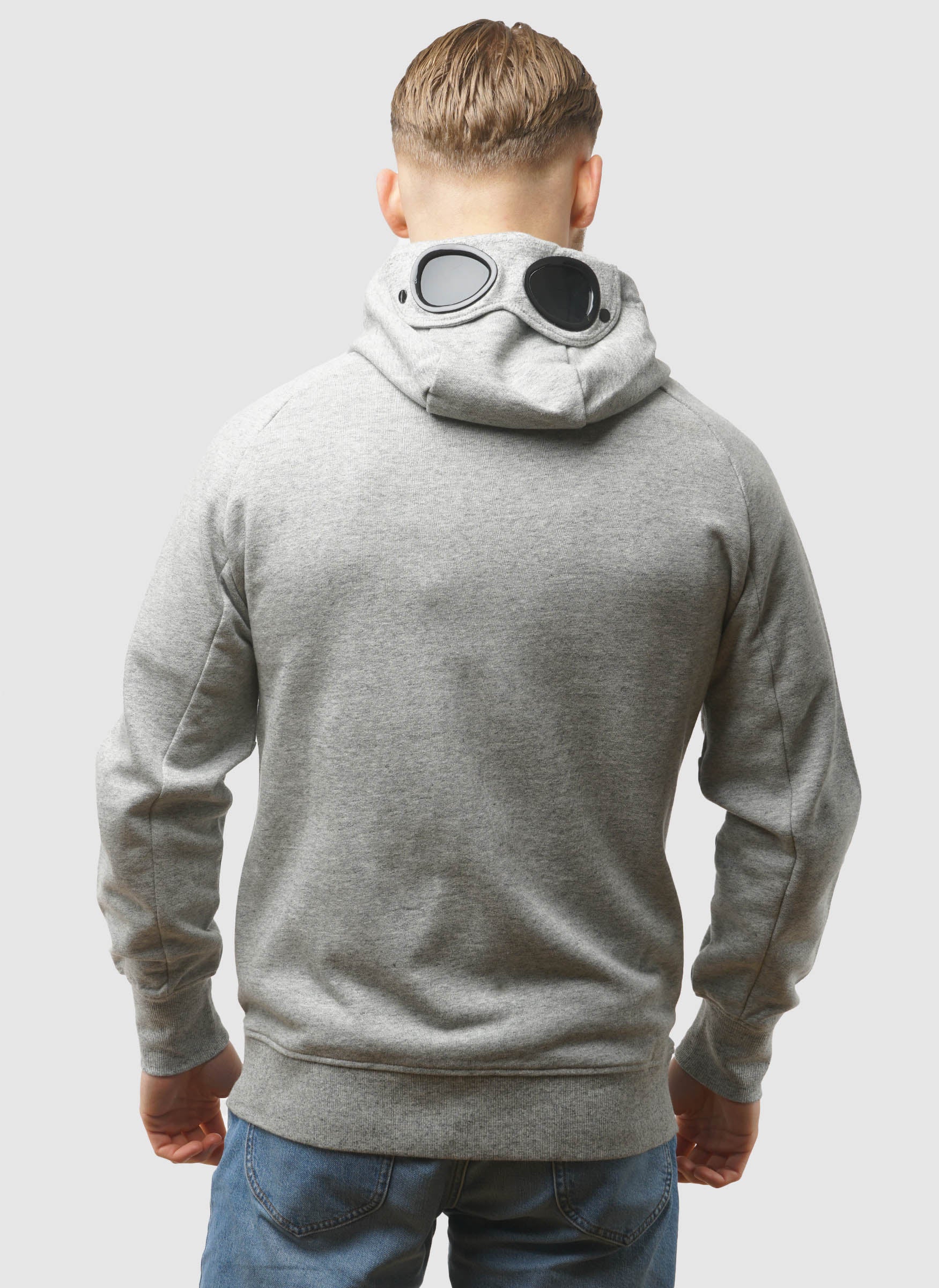 Goggle Sweatshirt Jacket  - Greystone Melange - Image 3