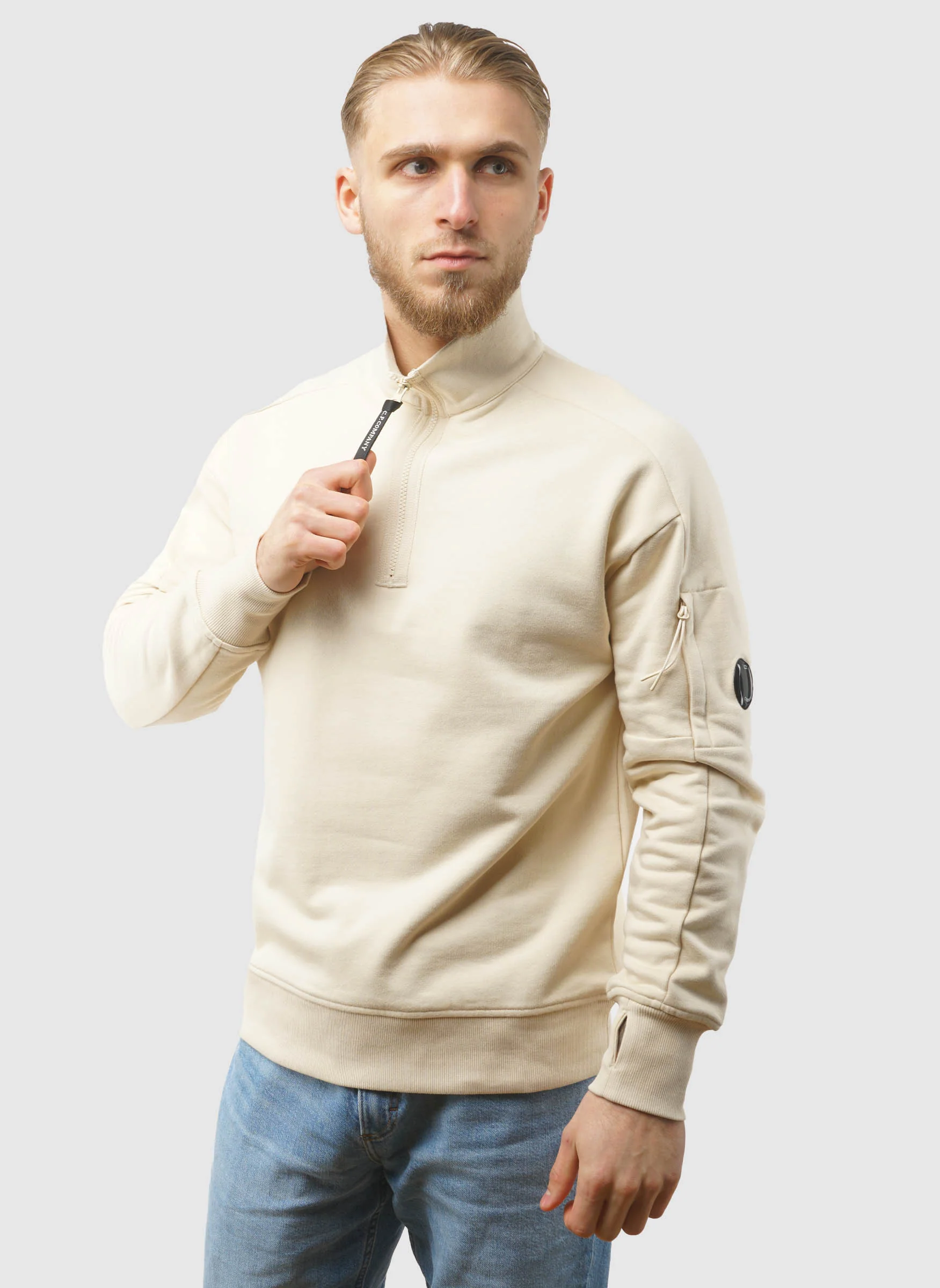 Half-Zip Fleece Lens Sweatshit - Frozen Dew - Image 7