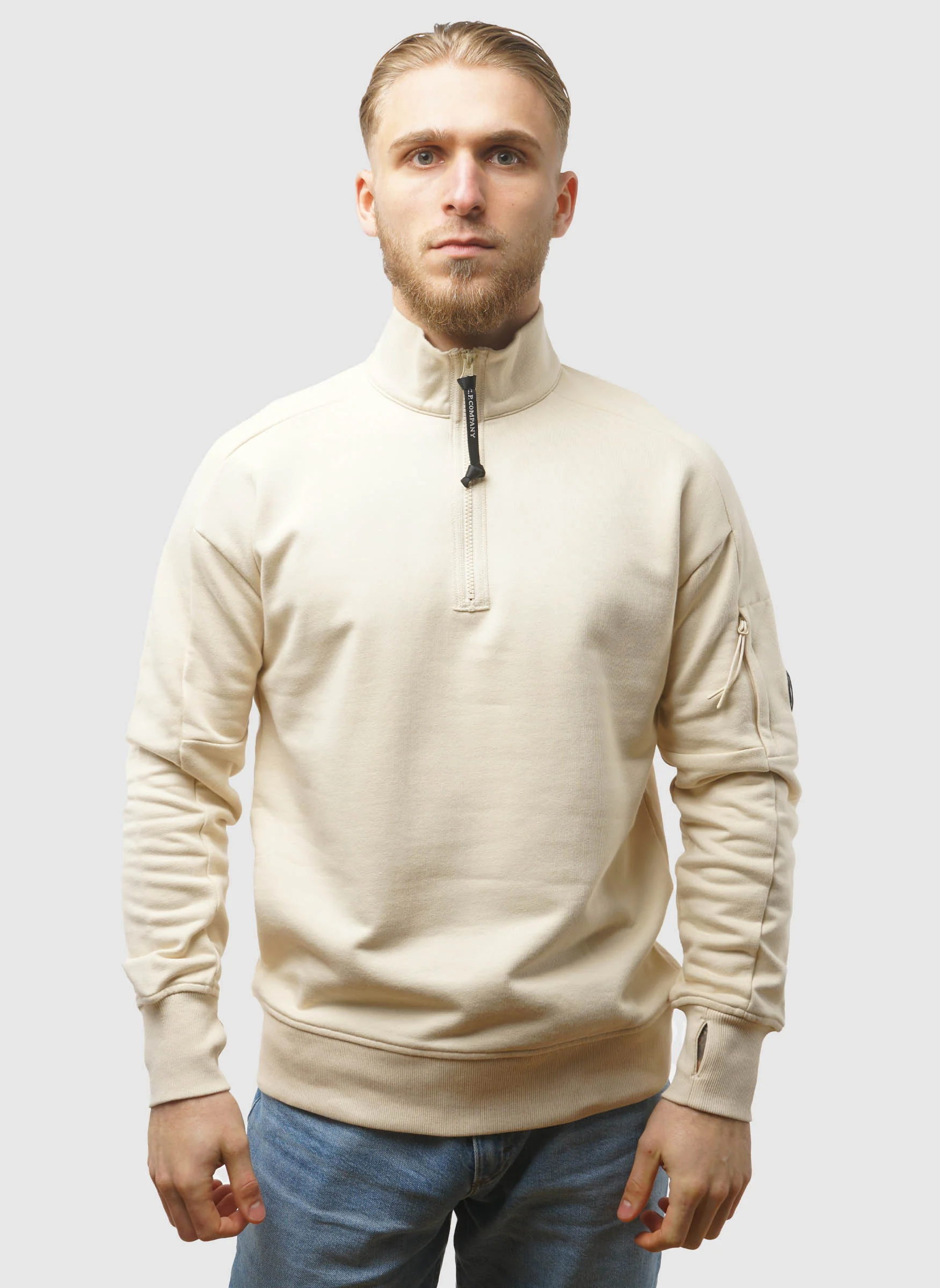 Half-Zip Fleece Lens Sweatshit - Frozen Dew - Image 8