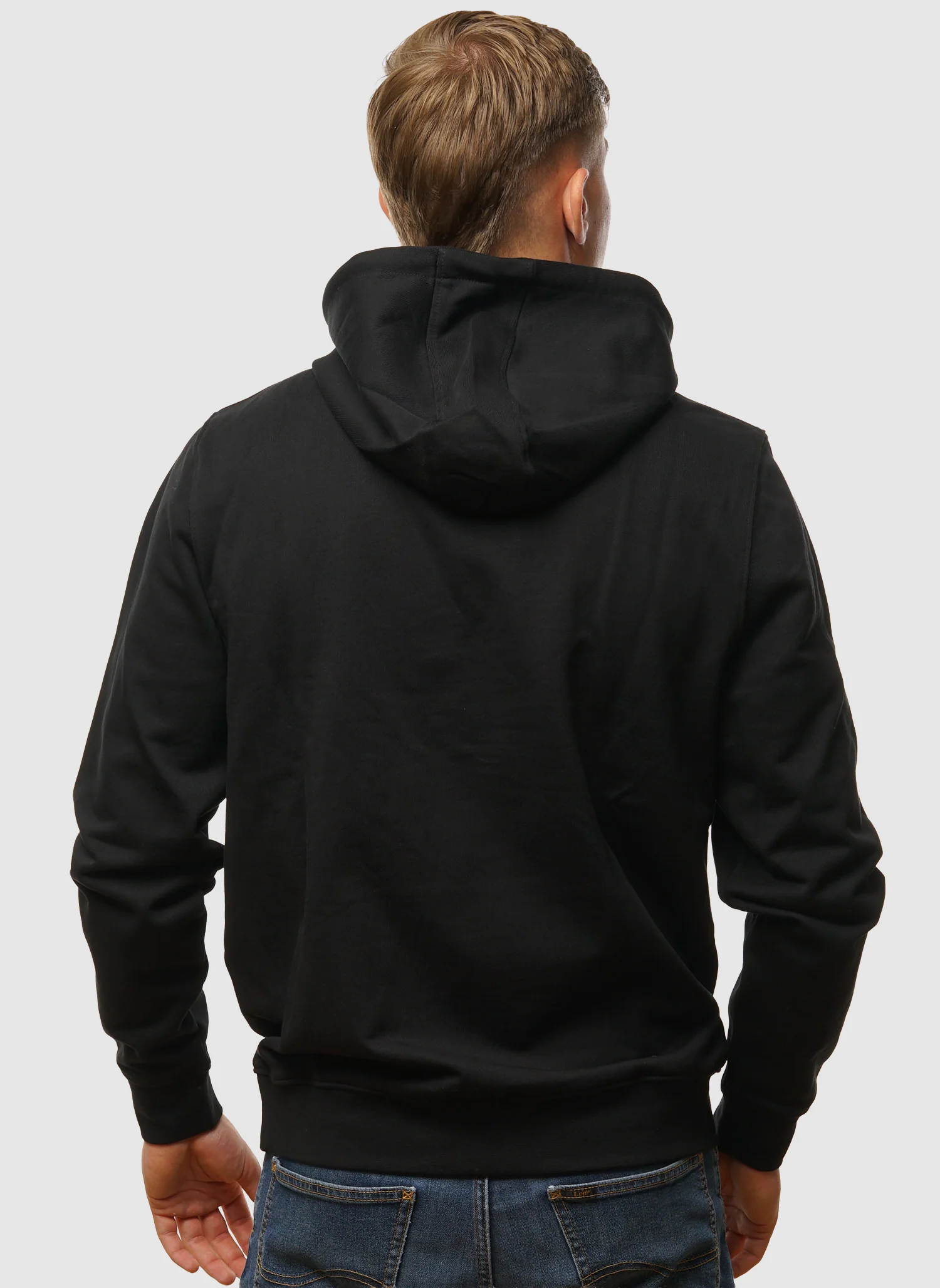 HM Service Hooded Sweatshirt - Black - Image 4