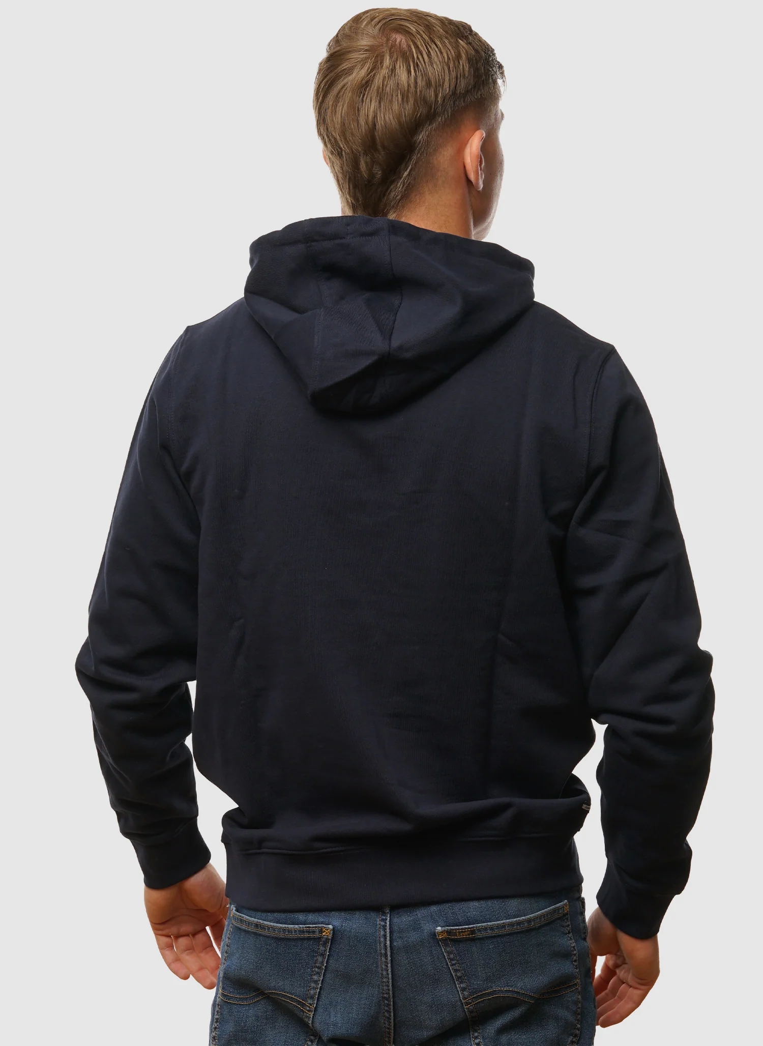 HM Service Hooded Sweatshirt - Navy - Image 3