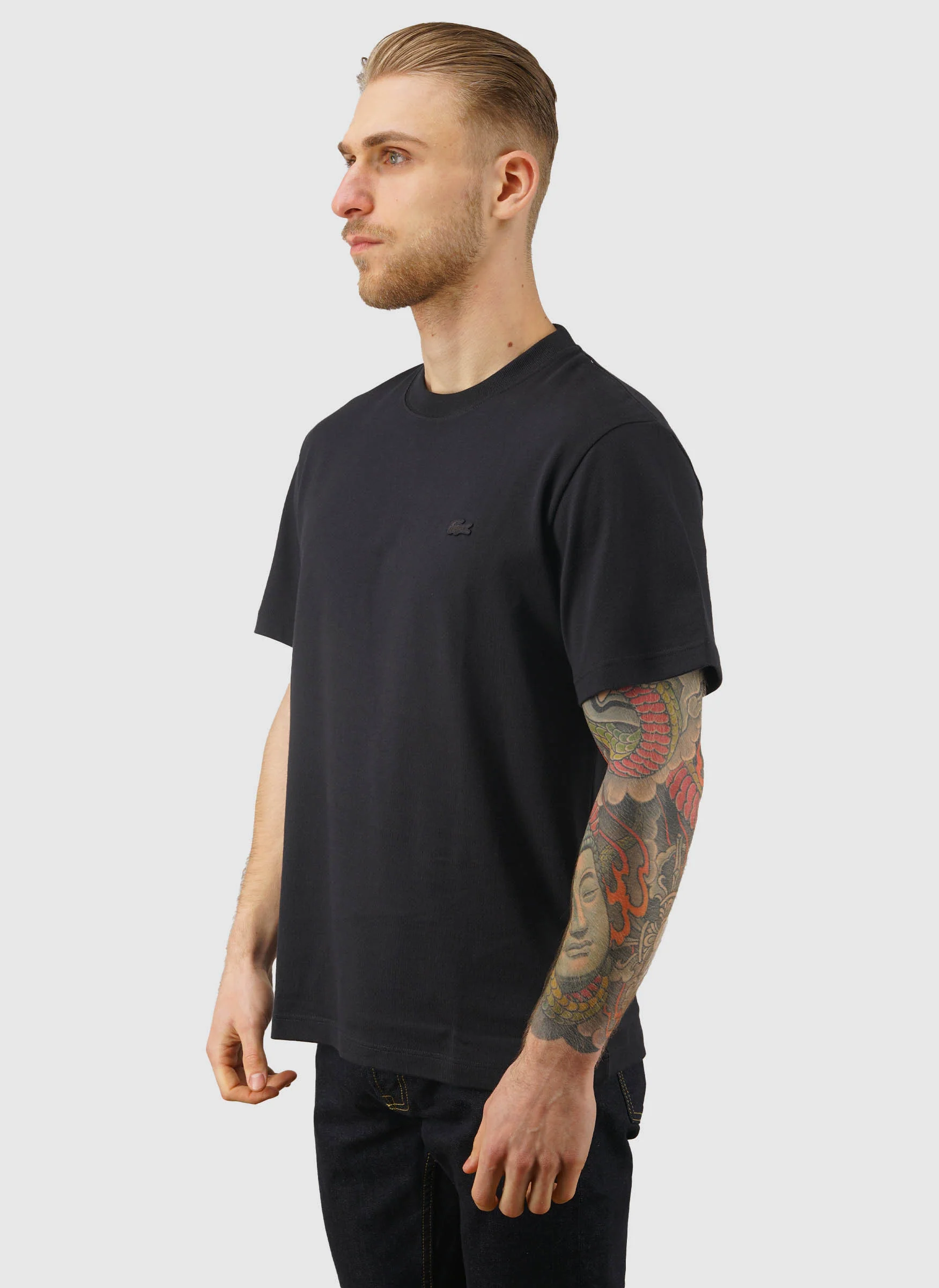Jersey Print T-Shirt - Blackbird - Image 3