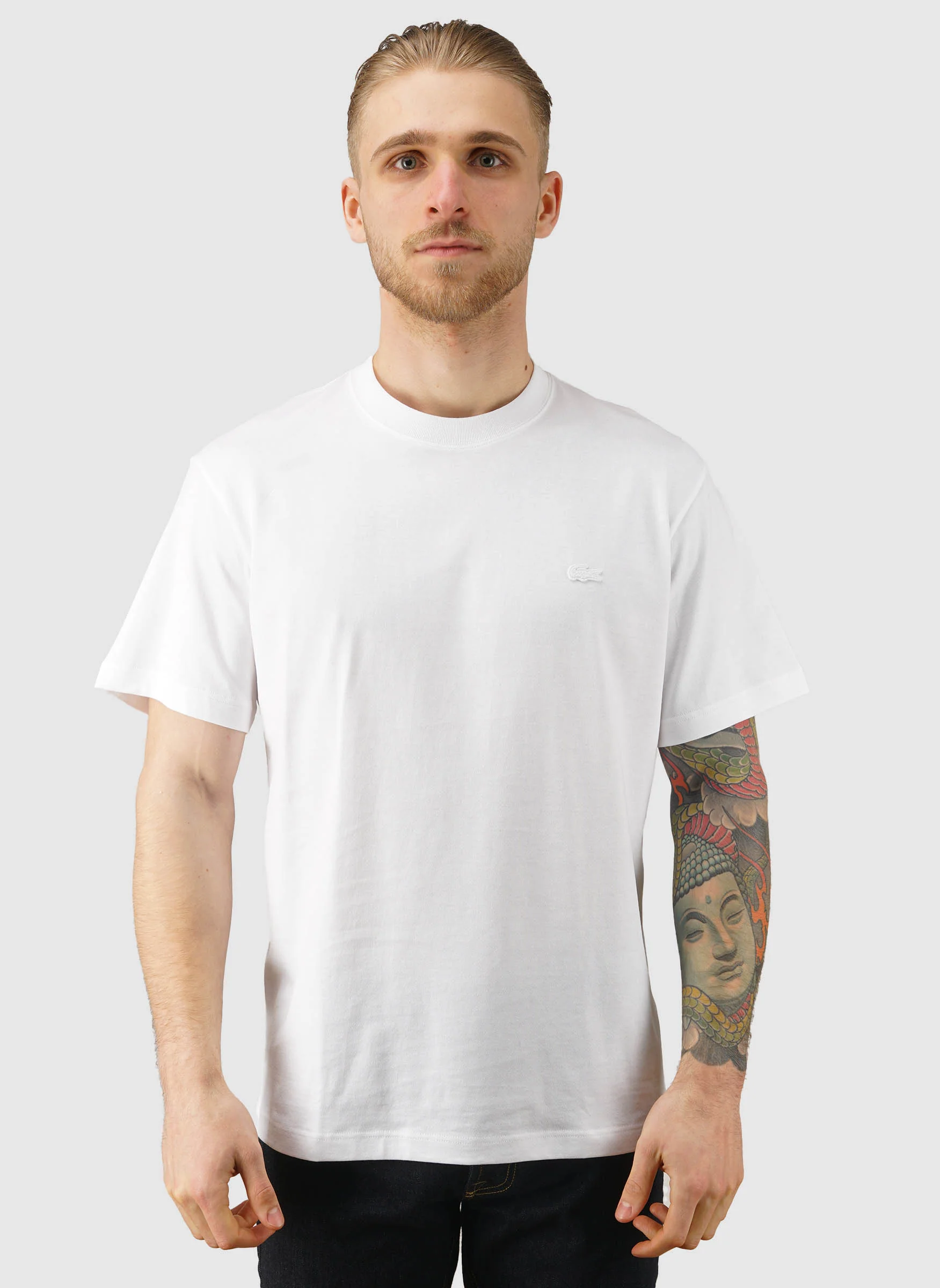 Jersey Print T-Shirt - White - Image 2