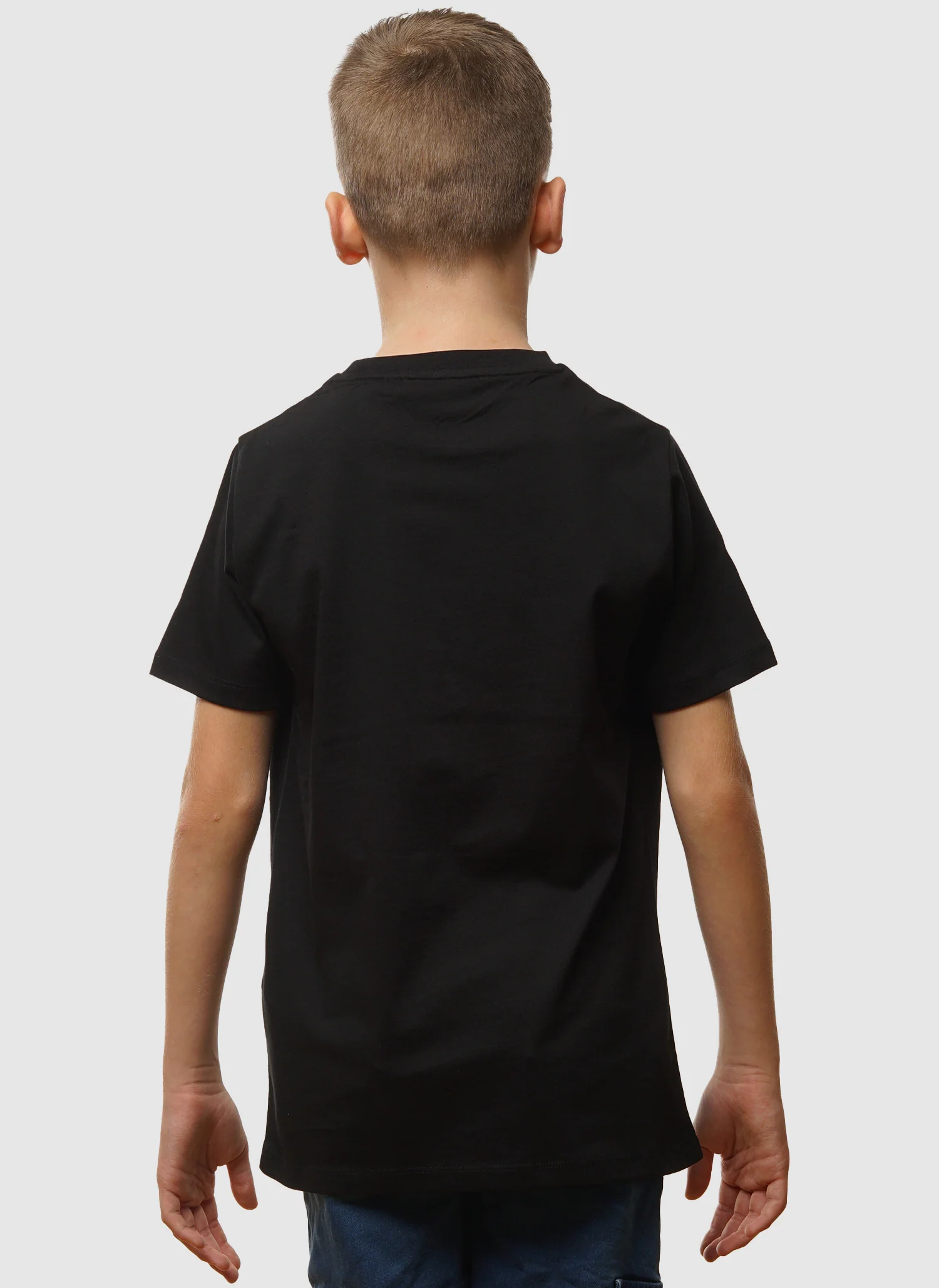 Kids Graphic Eagle T-Shirt - Jet Black - Image 3