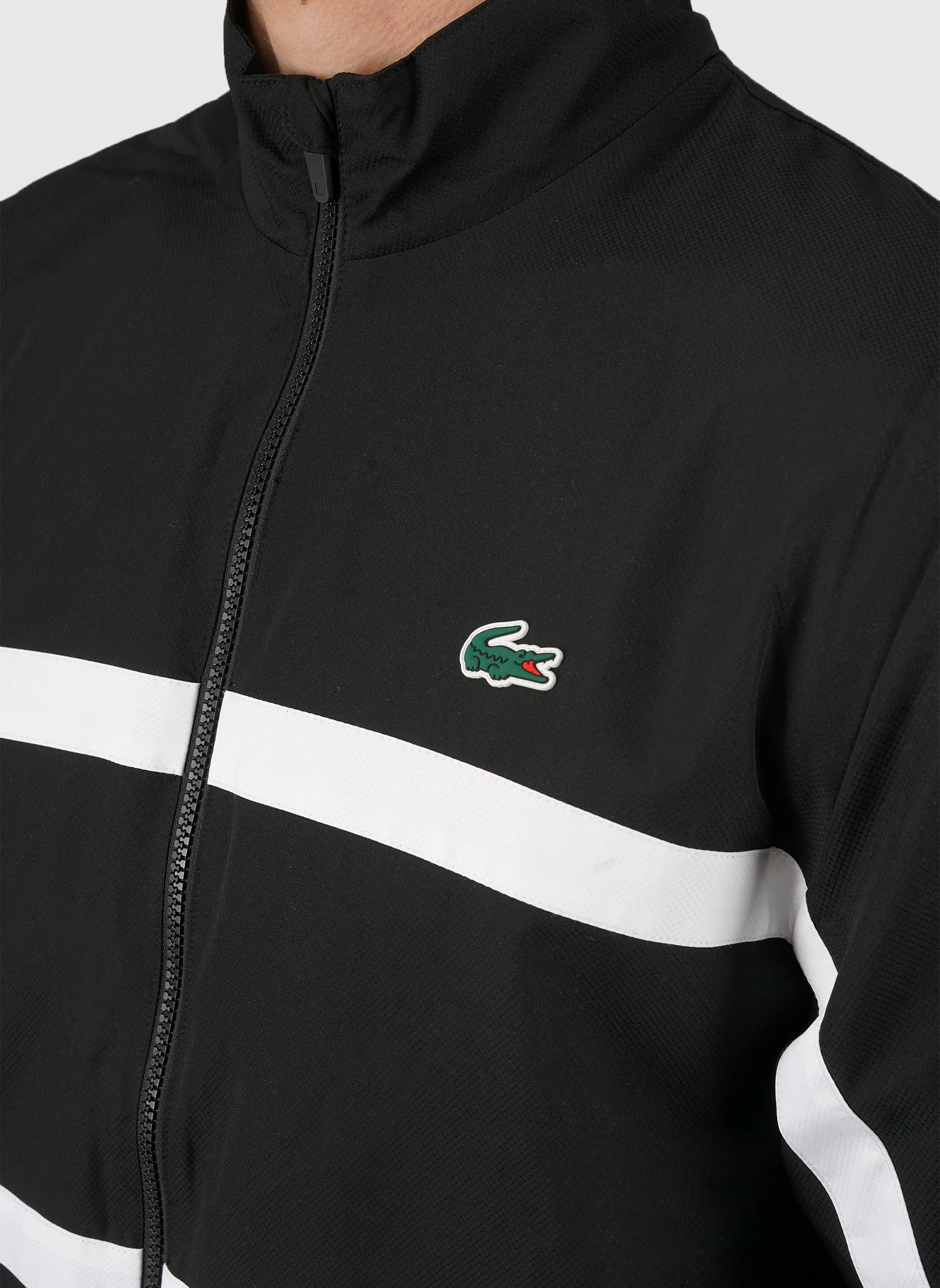 Lacoste Tracksuit - Black/White - Image 3