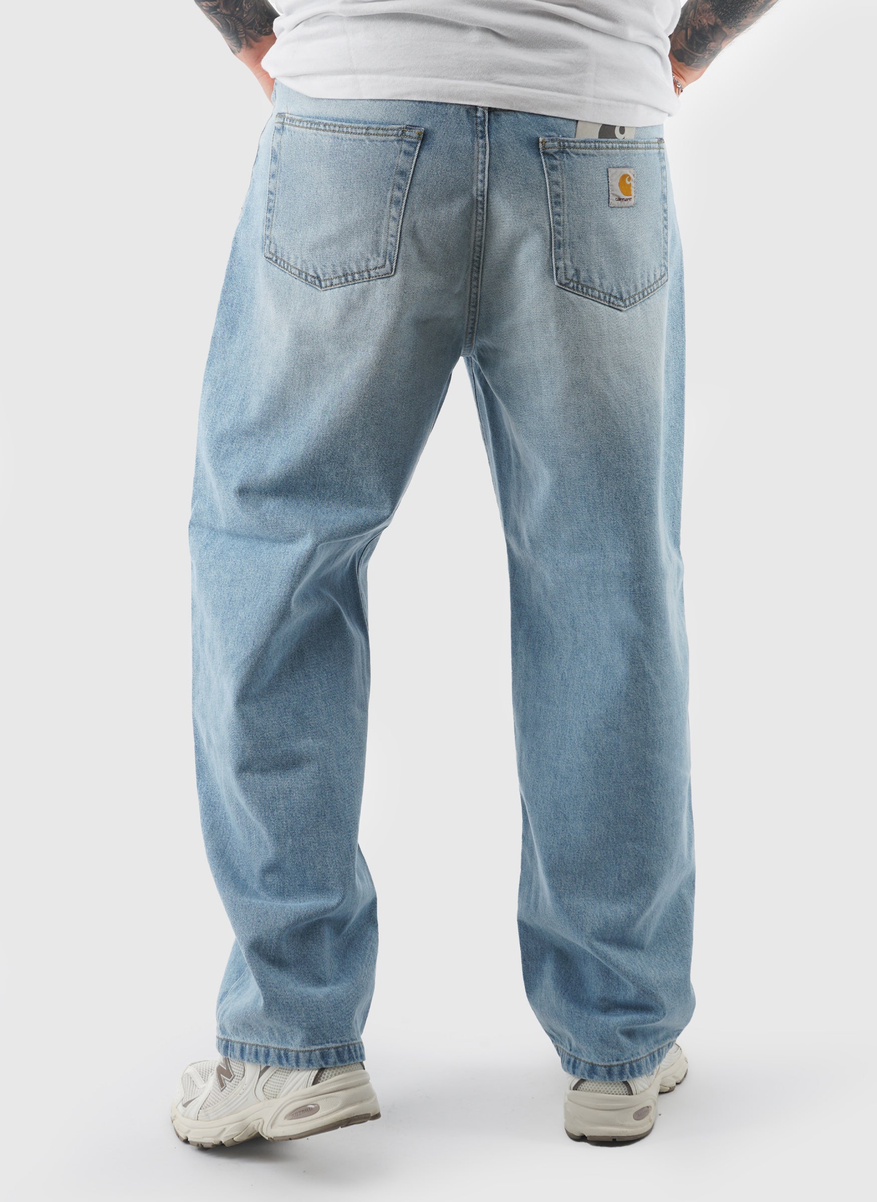 Landon Pant - Blue Heavy Worn Bleached - Image 3