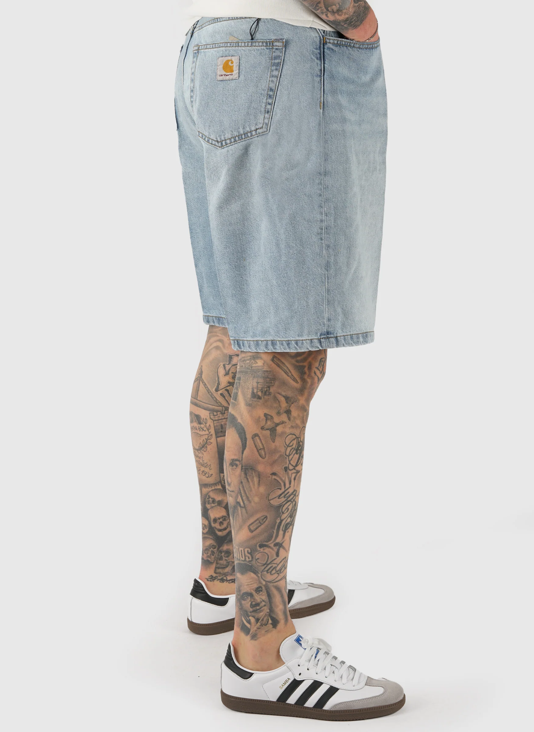 Landon Short - Blue Heavy Worn Bleached - Image 3