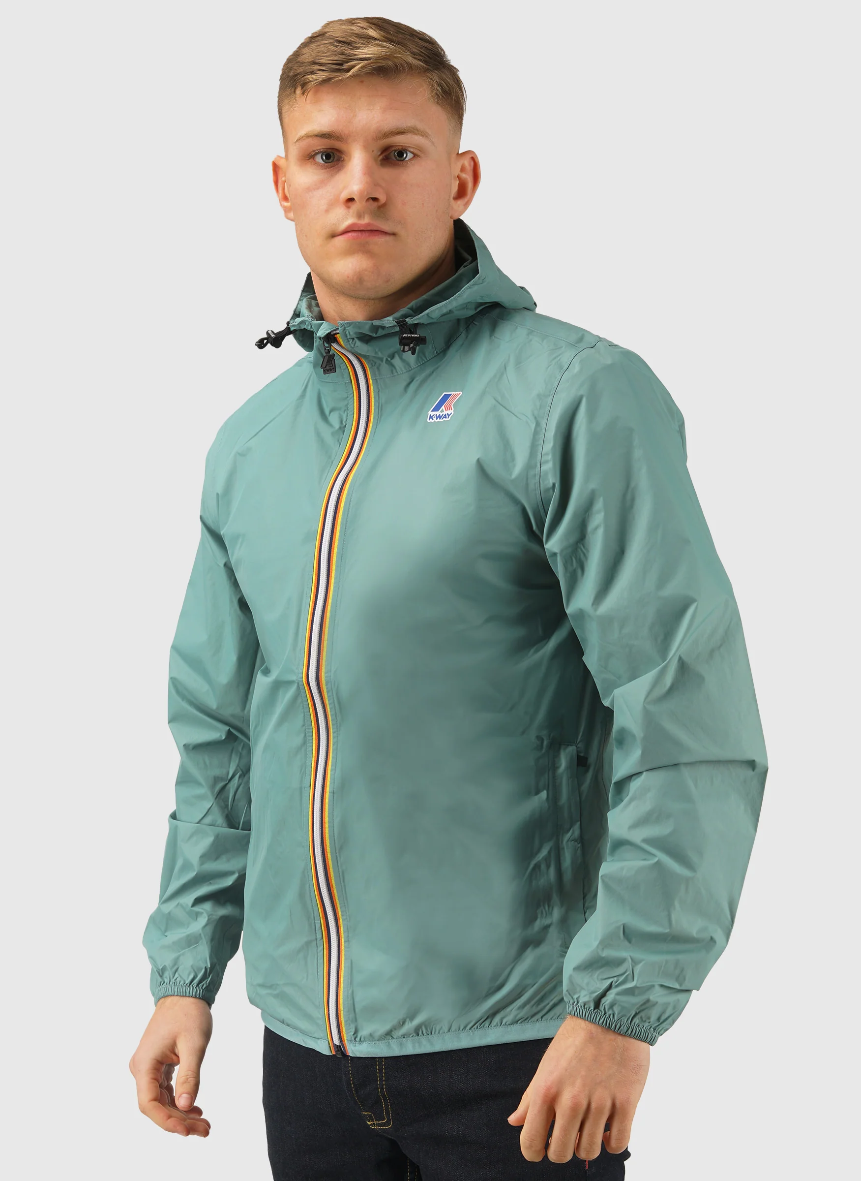 Le Vrai 4.0. Claude Windbreaker - Green Mine - Image 3