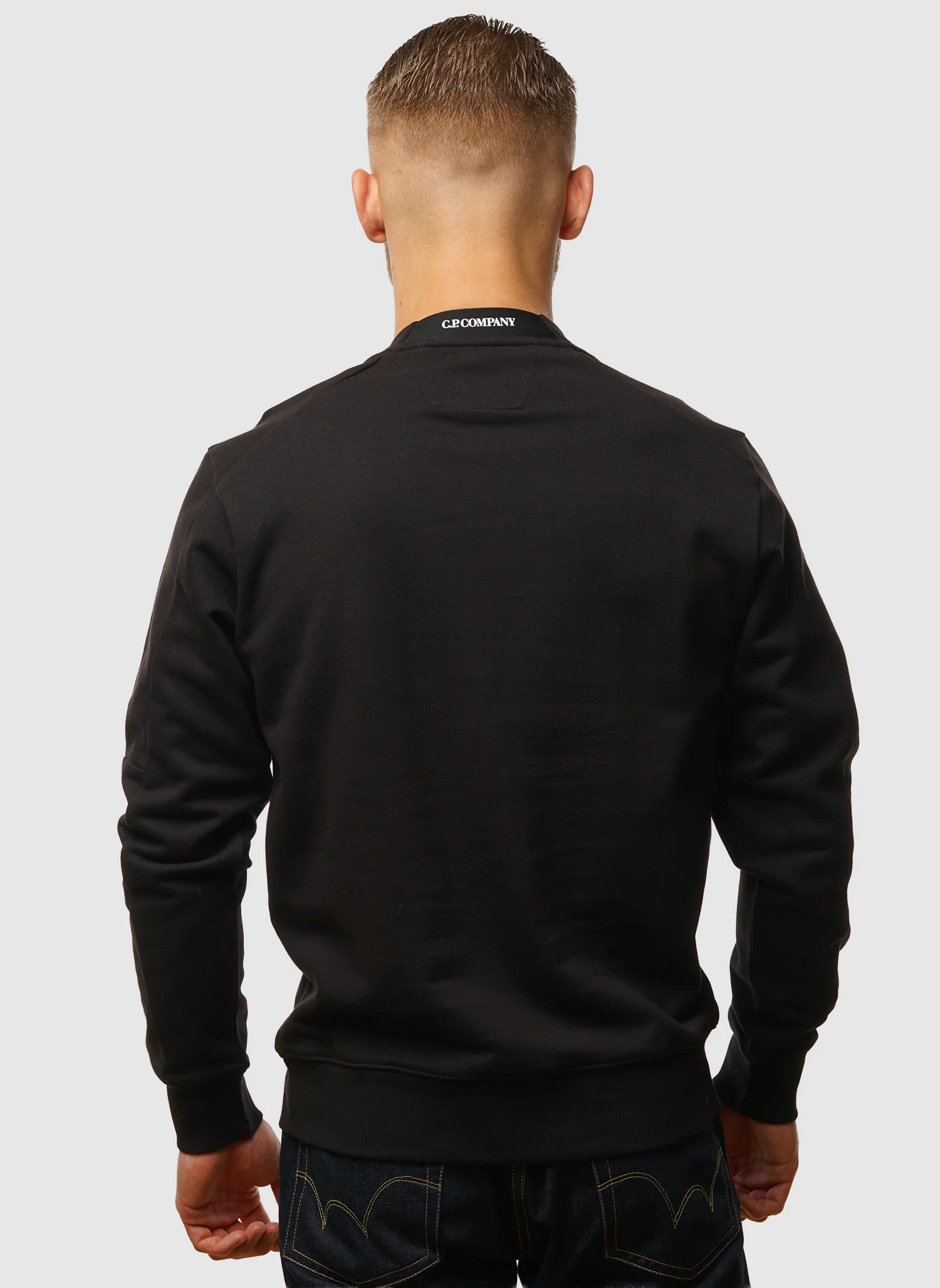 Lens Crew Neck Sweatshirt - Black - Image 3