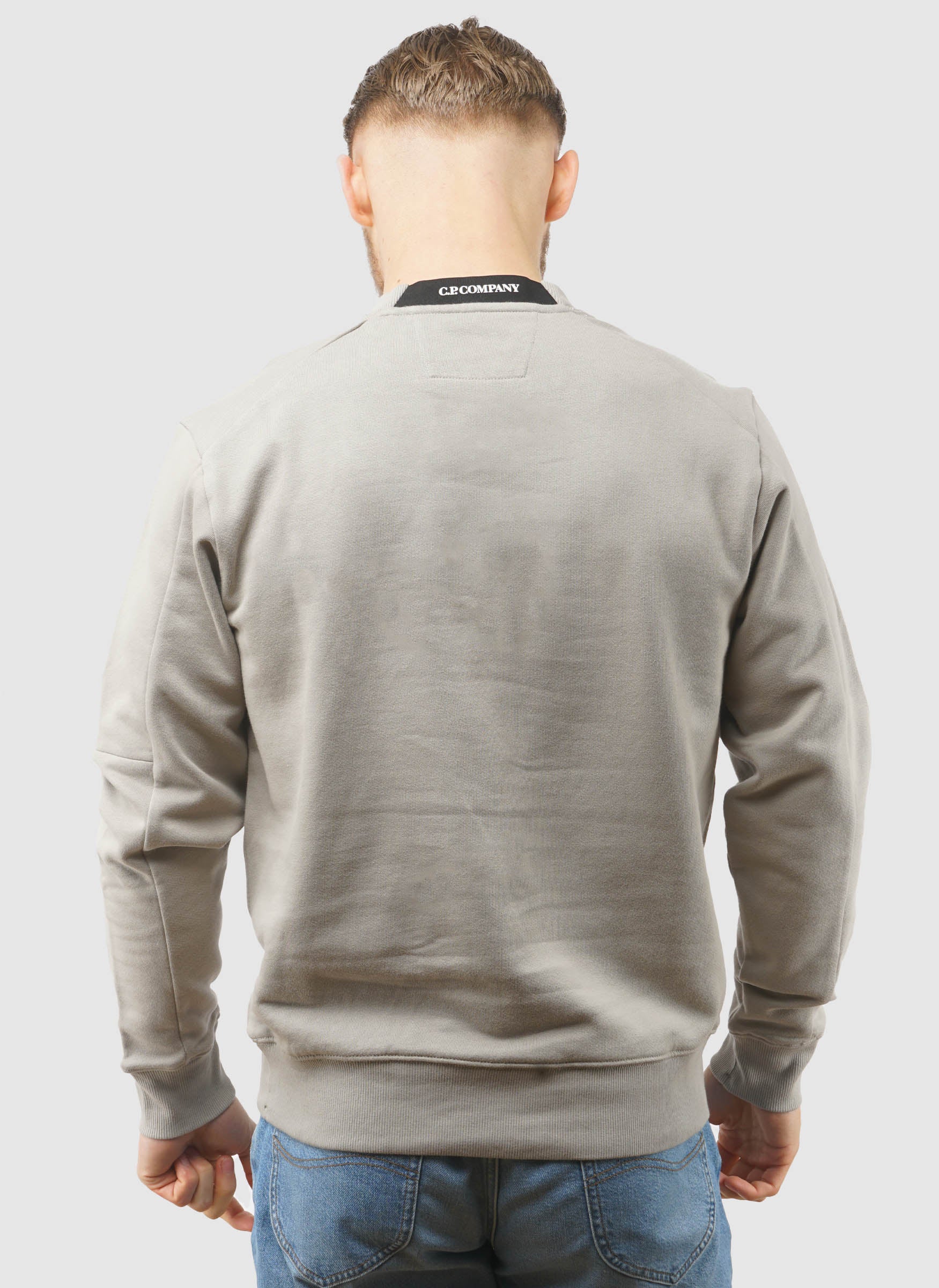 Lens Crew Neck Sweatshirt - Dove - Image 4