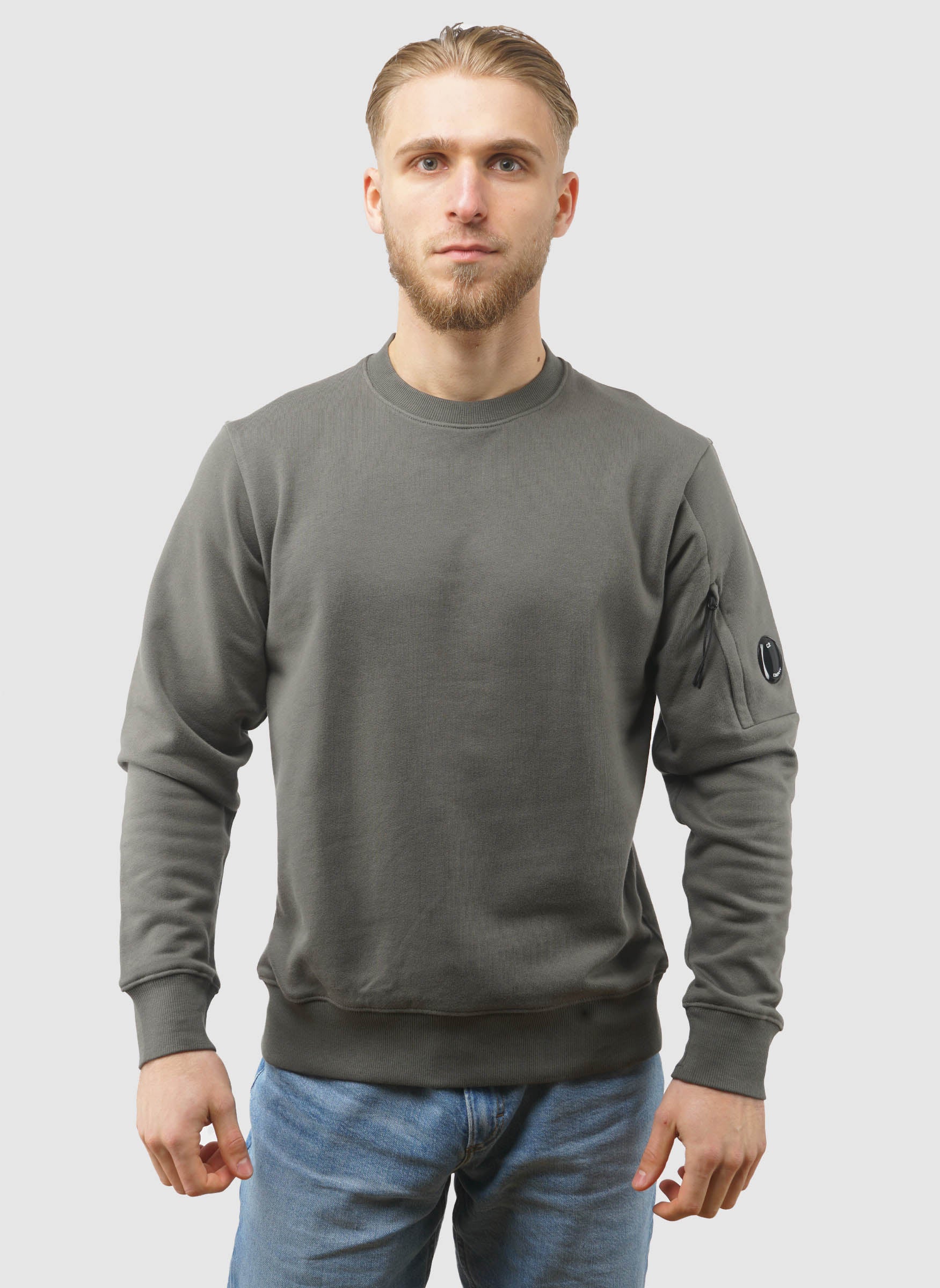 Lens Crew Neck Sweatshirt - Gunmetal - Image 3