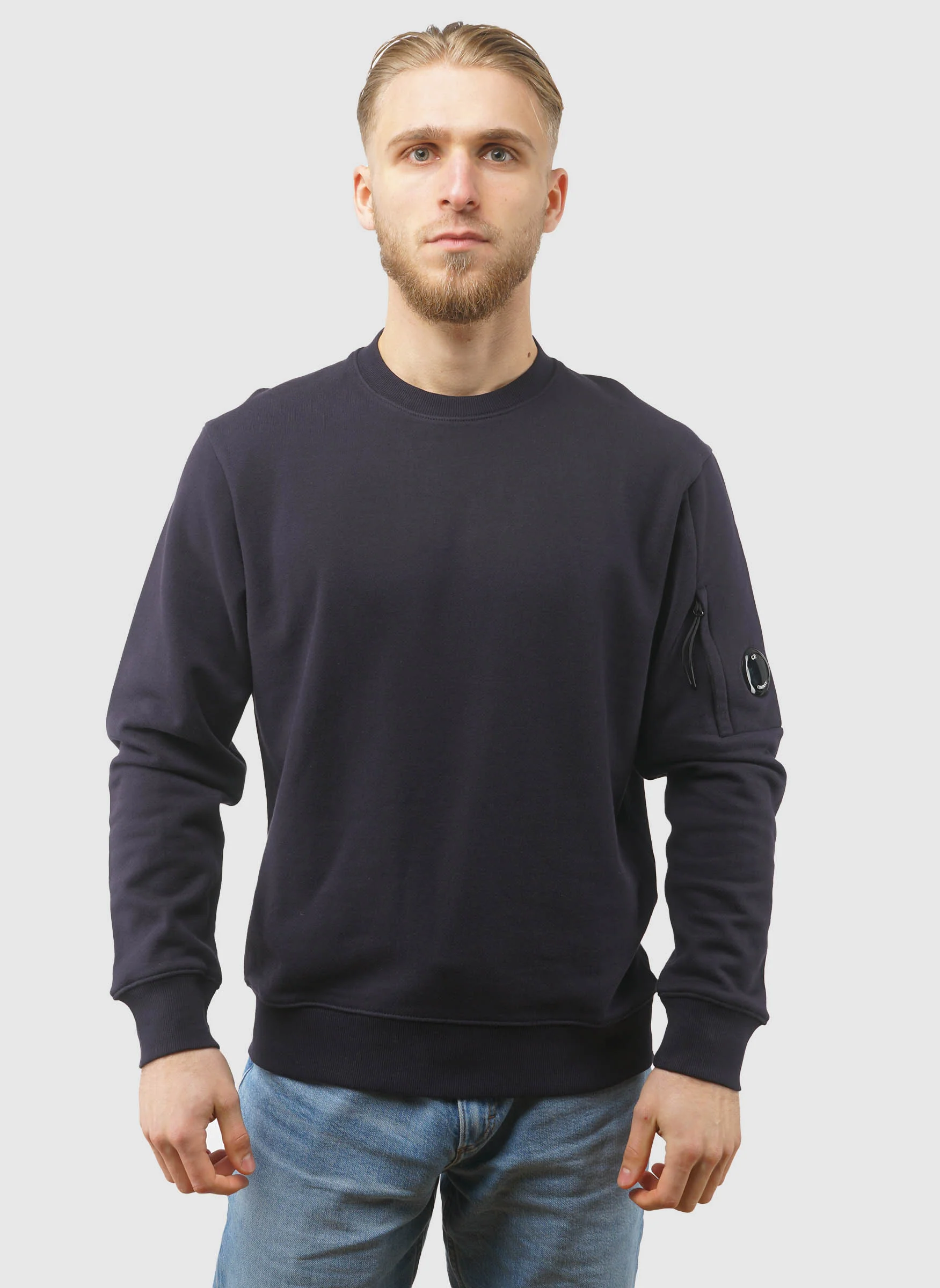 Lens Crew Neck Sweatshirt - Total Eclipse - Image 3