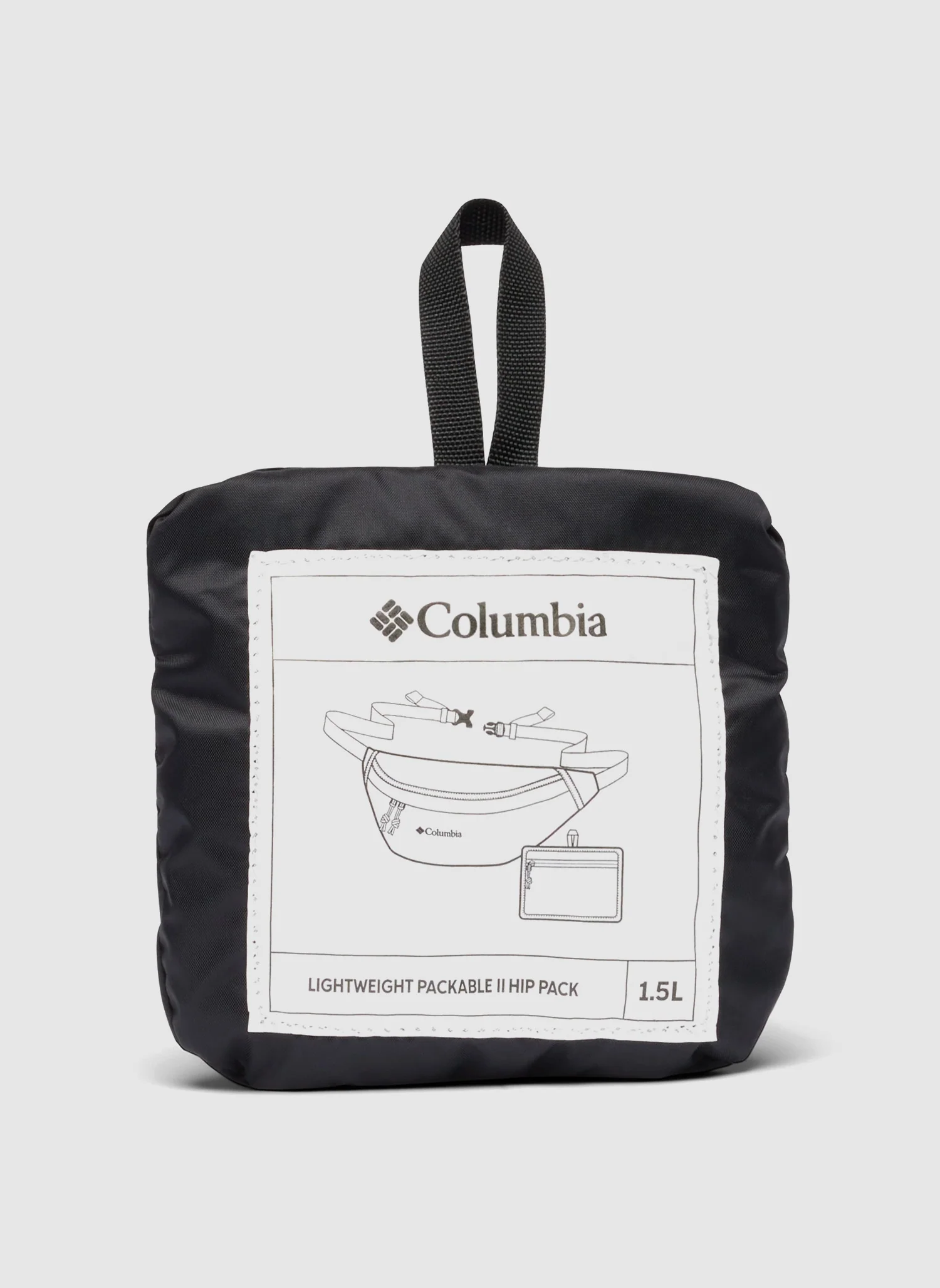 Lightweight Packable Hip Pack - Black - Image 3