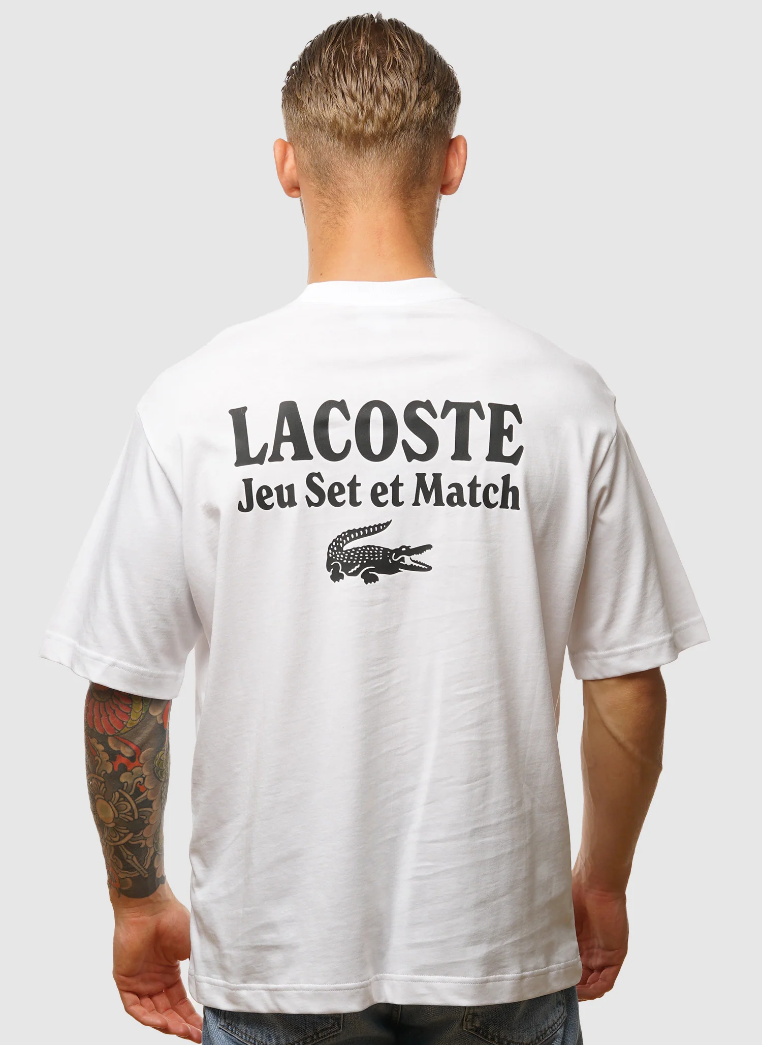 Logo Back Graphic T-Shirt - White