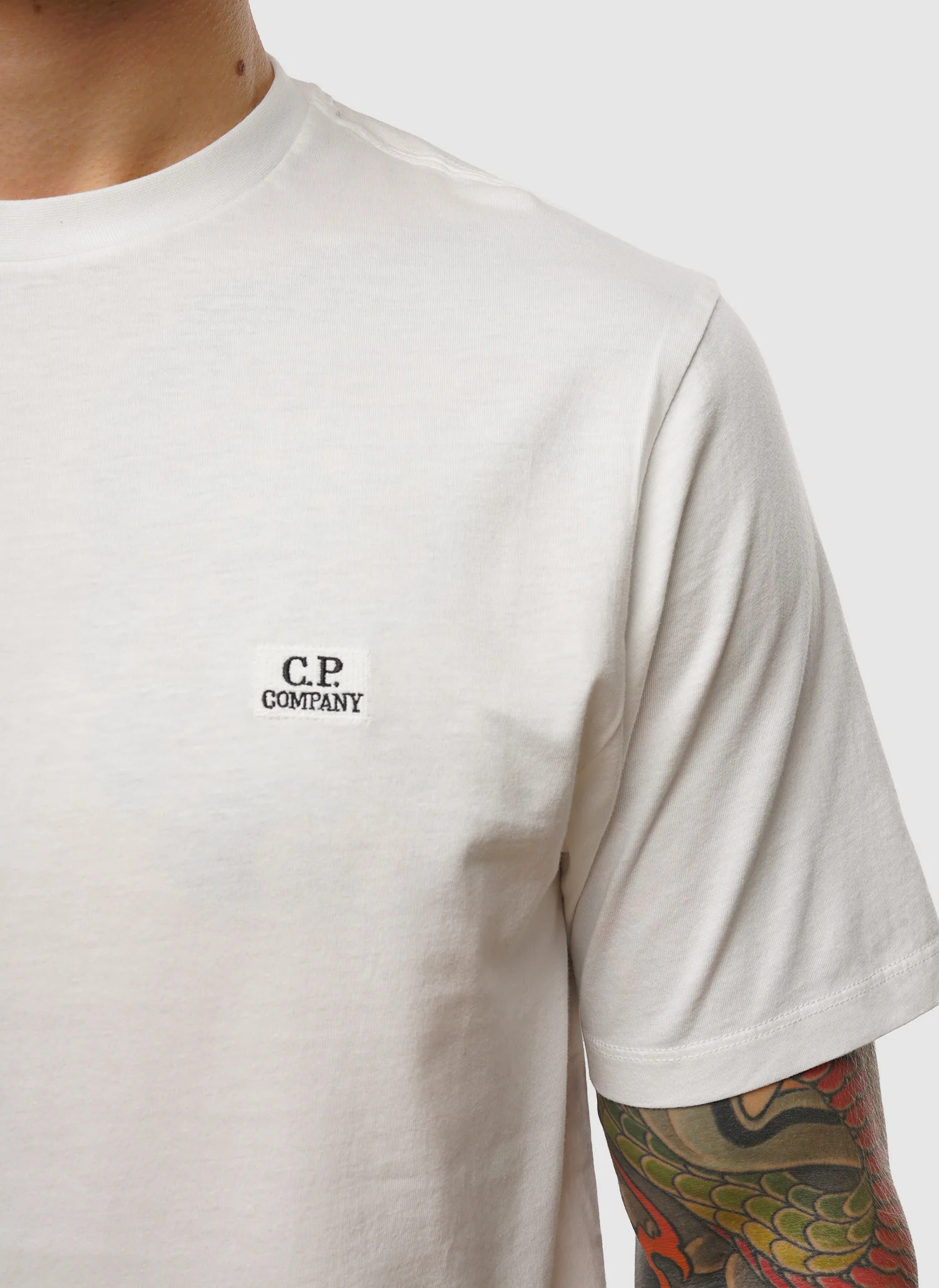 Logo Badge Jersey T-Shirt - Gauze White - Image 4