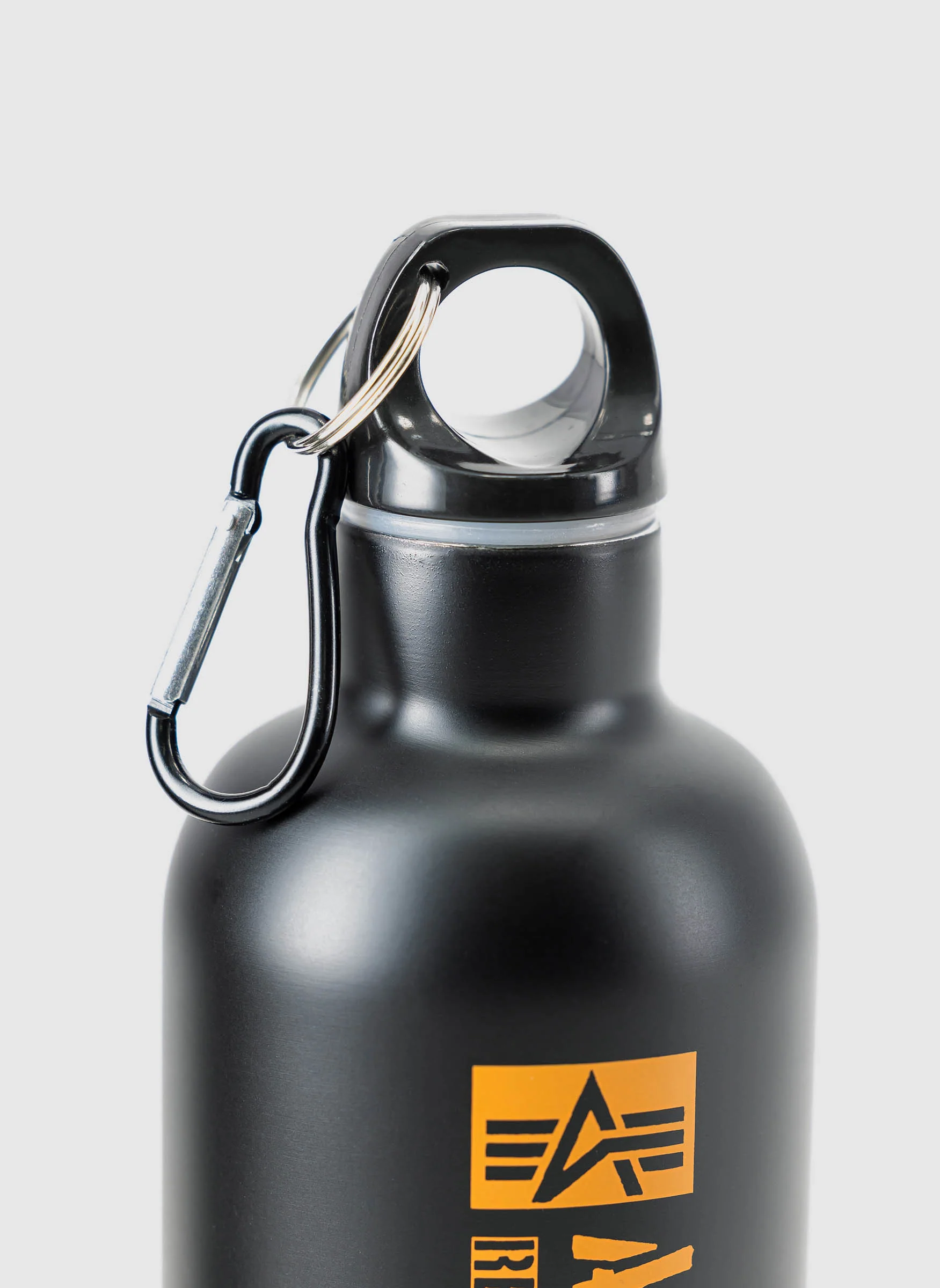 Logo Water Bottle - Black - Image 3