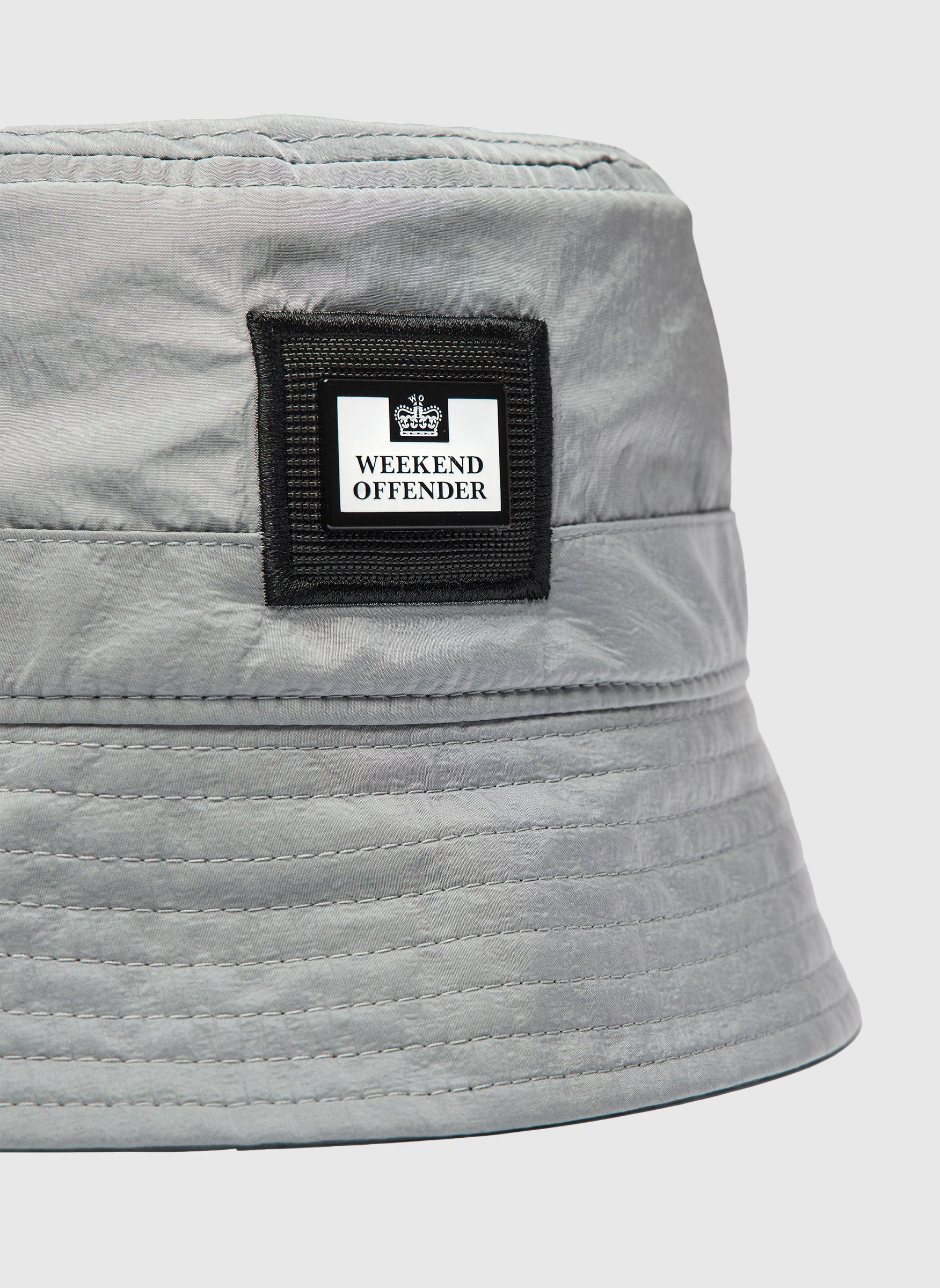 Long Beach Blvd Parachute Bucket Hat - Grey - Image 2