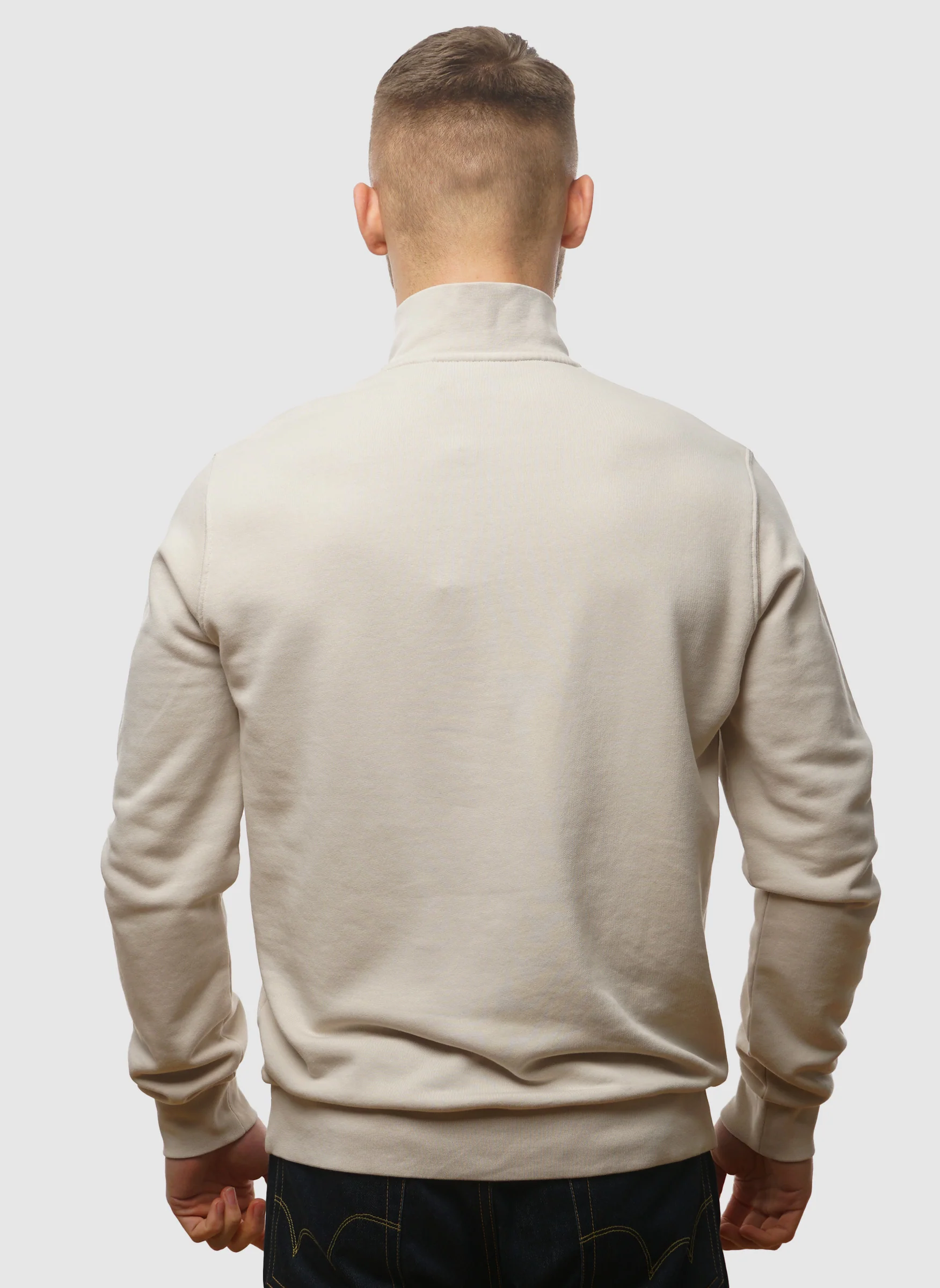 Loopback 1/4 Zip Sweatshirt - Cove - Image 3