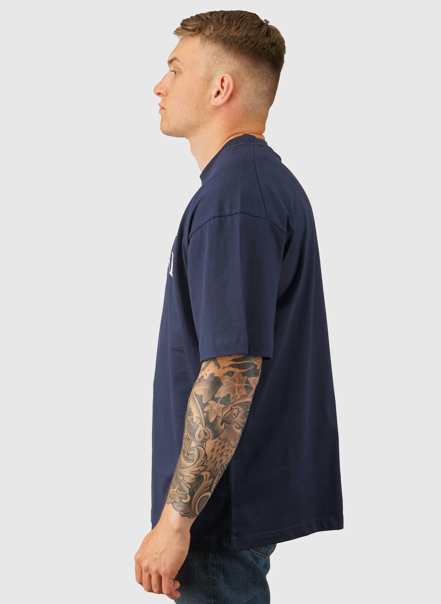 Loose Club Sportswear T-Shirt - Navy - Image 2