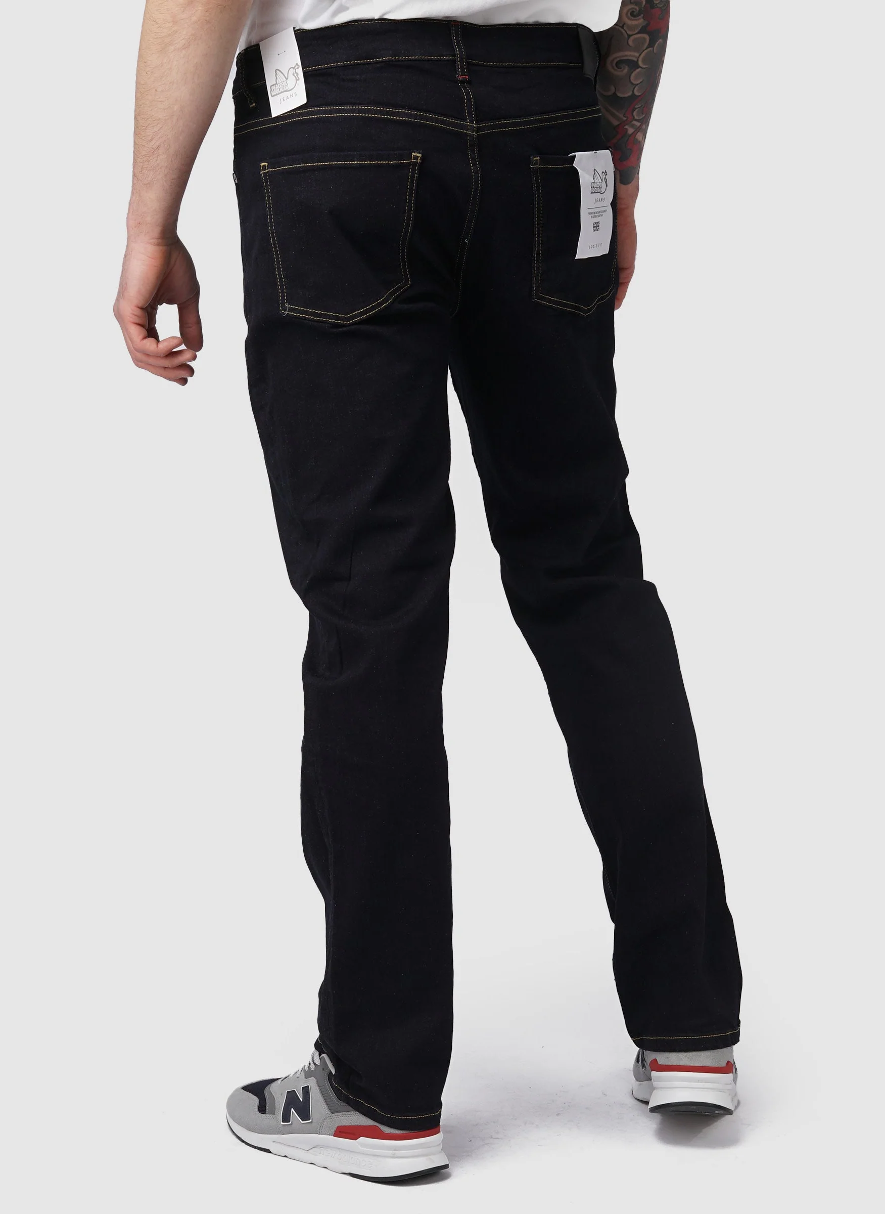 Loose Fit Jeans - Rinse Wash - Image 4