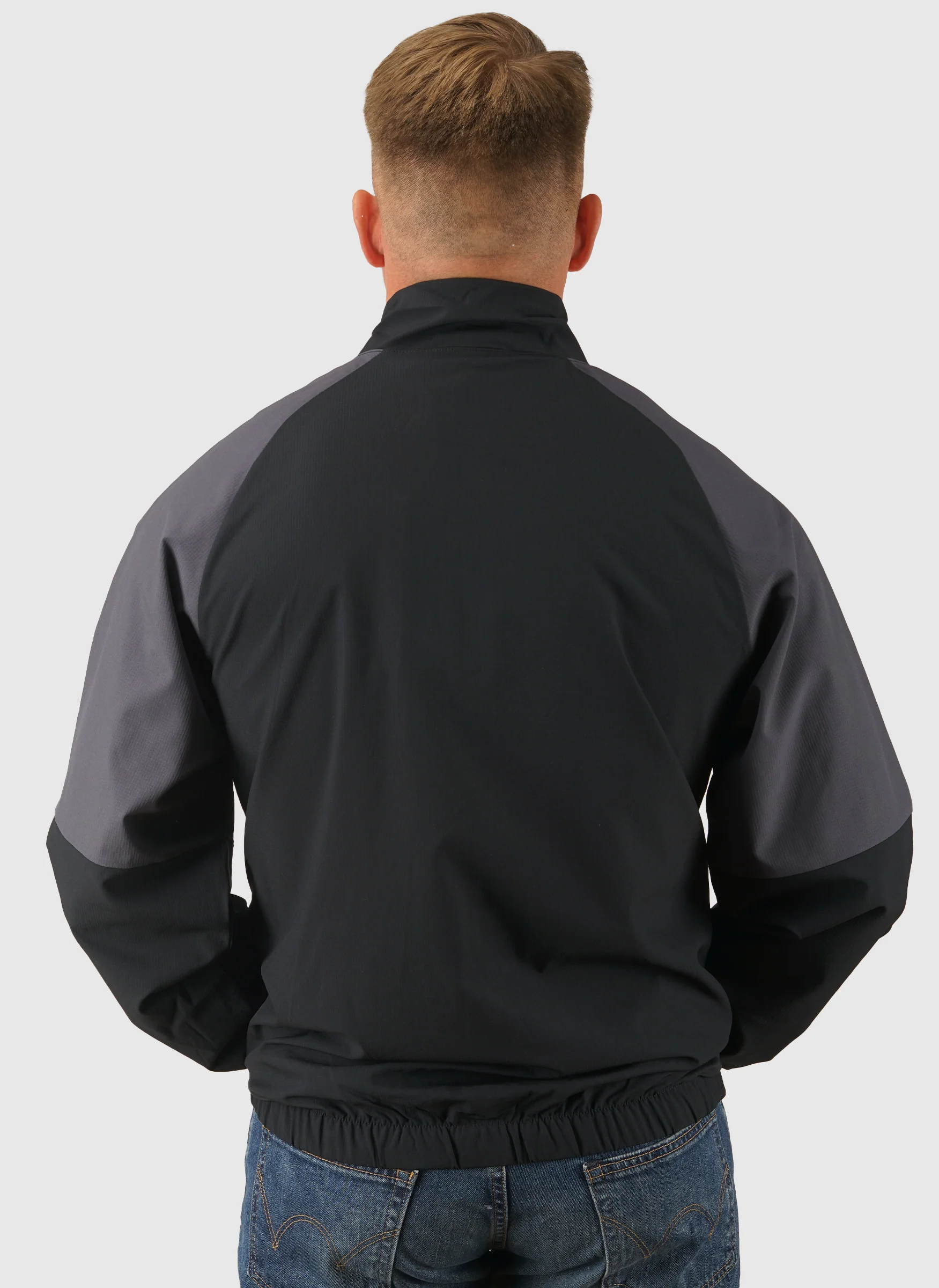 Loose Track Zip Jacket - Black - Image 3