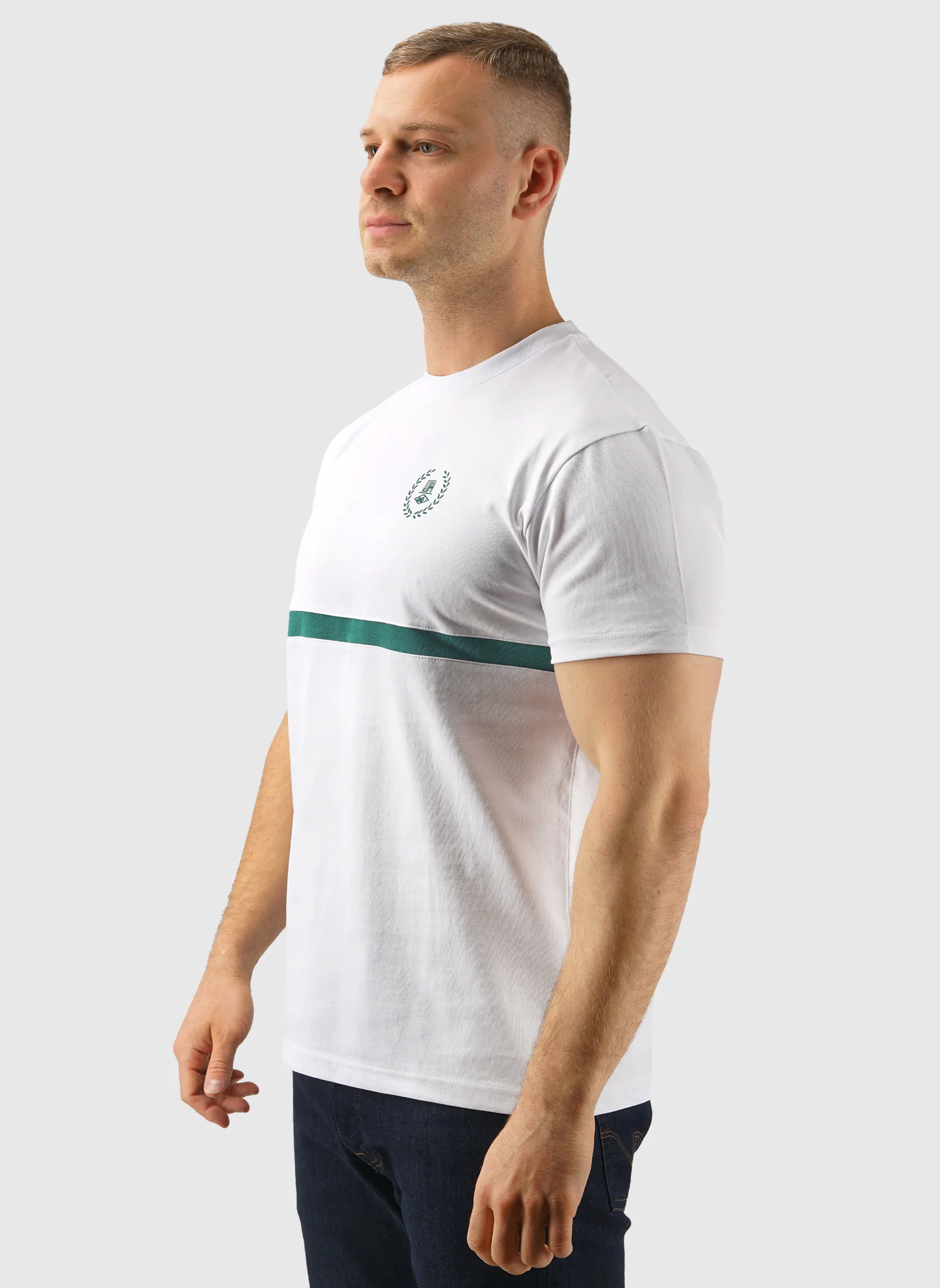 LOTC T-Shirt - White/Evergreen - Image 3