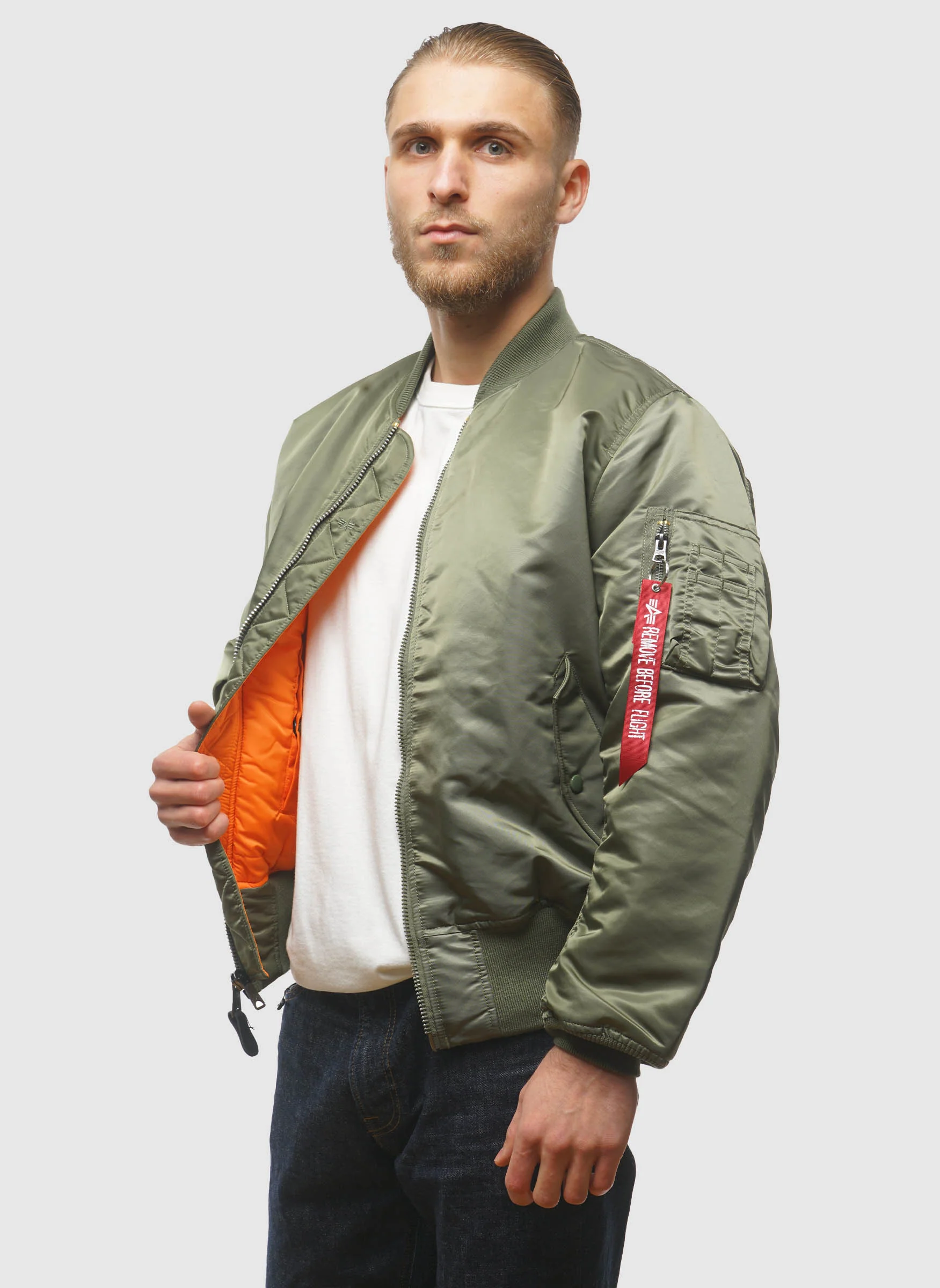 MA-1 Heritage Jacket - Sage Green - Image 3