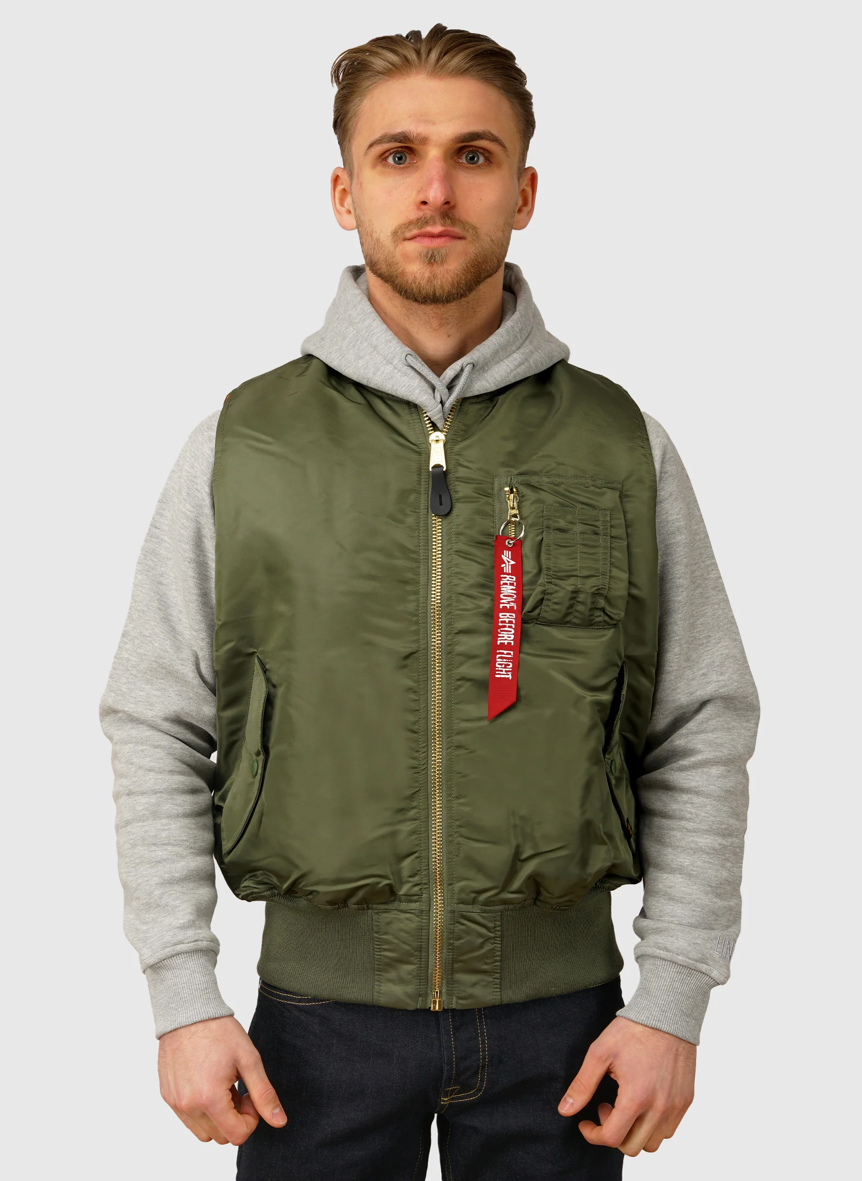 MA-1 Heritage Vest - Sage Green - Image 3