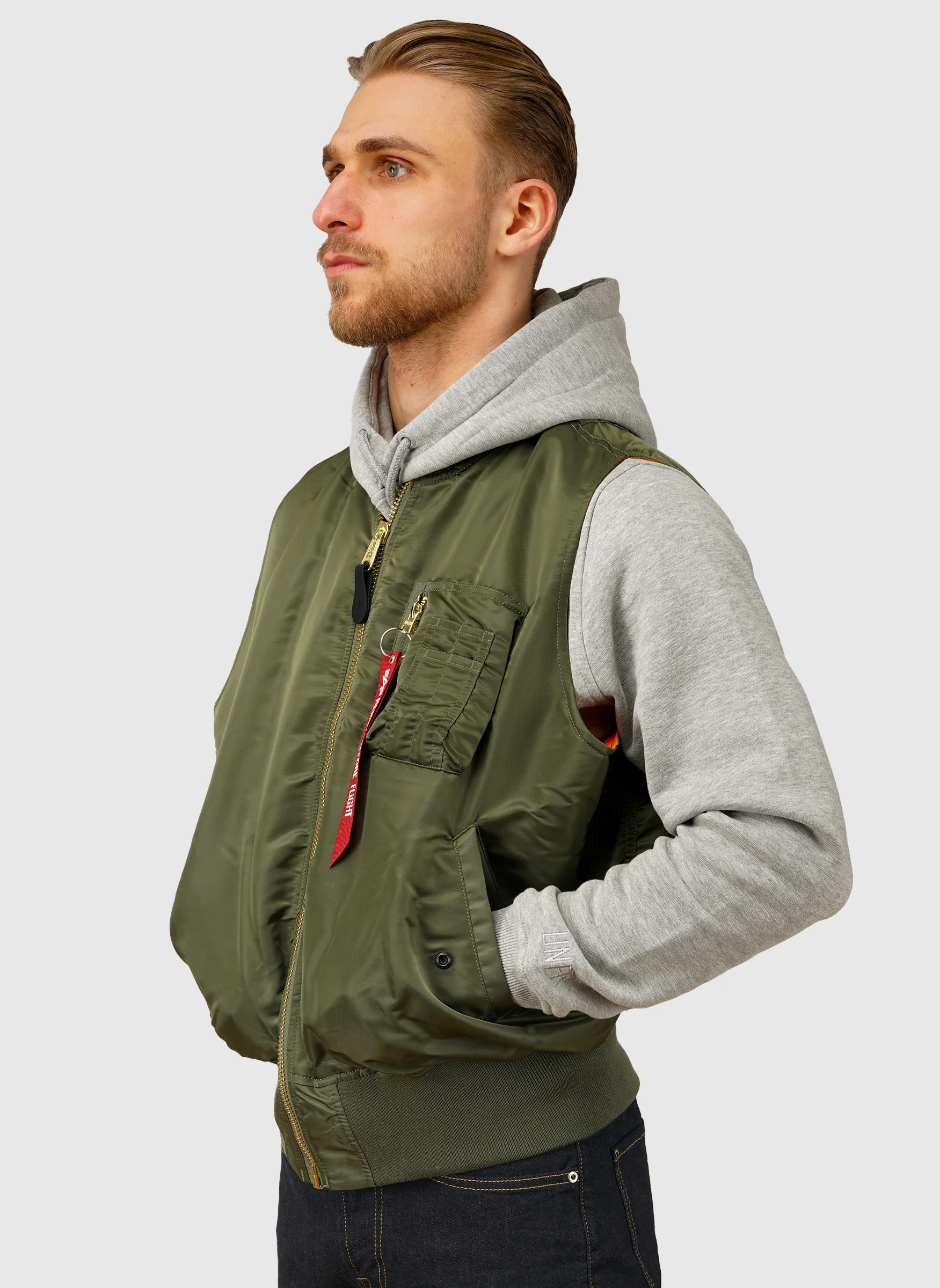 MA-1 Heritage Vest - Sage Green - Image 4