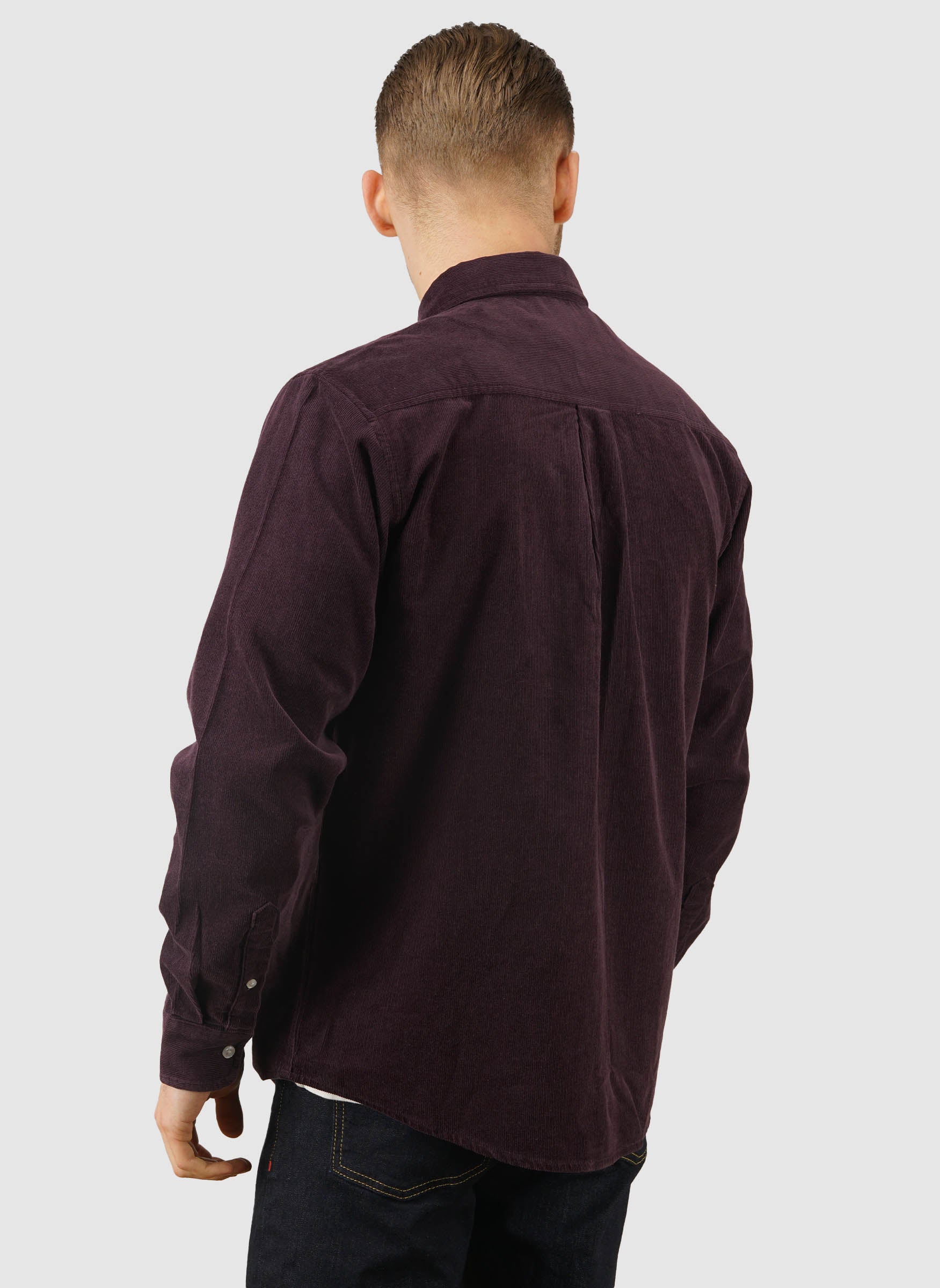 Madison Fine Cord Shirt - Cozy Purple/Wax - Image 4