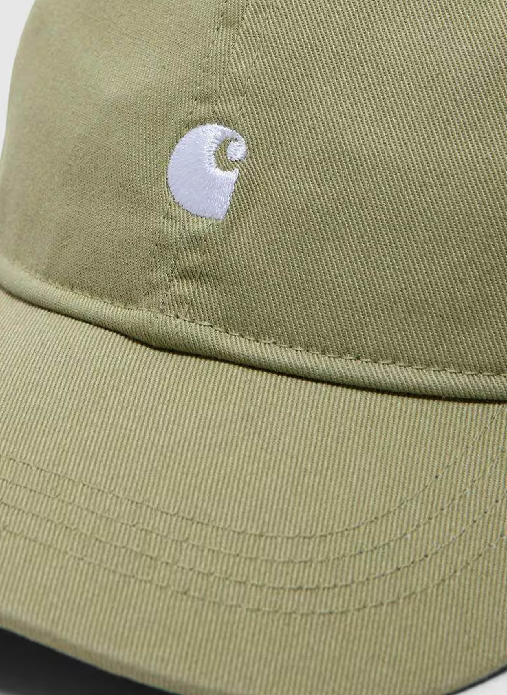 Madison Logo Cap - Gentle Green/White - Image 2