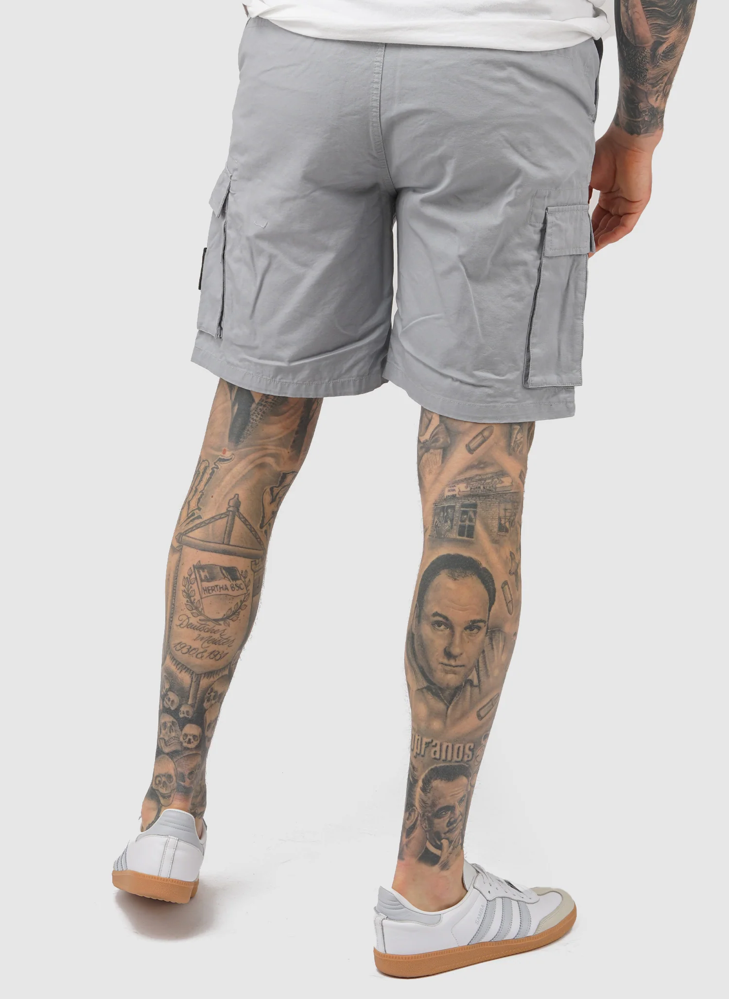 Mascia Cargo Short - Smokey - Image 4