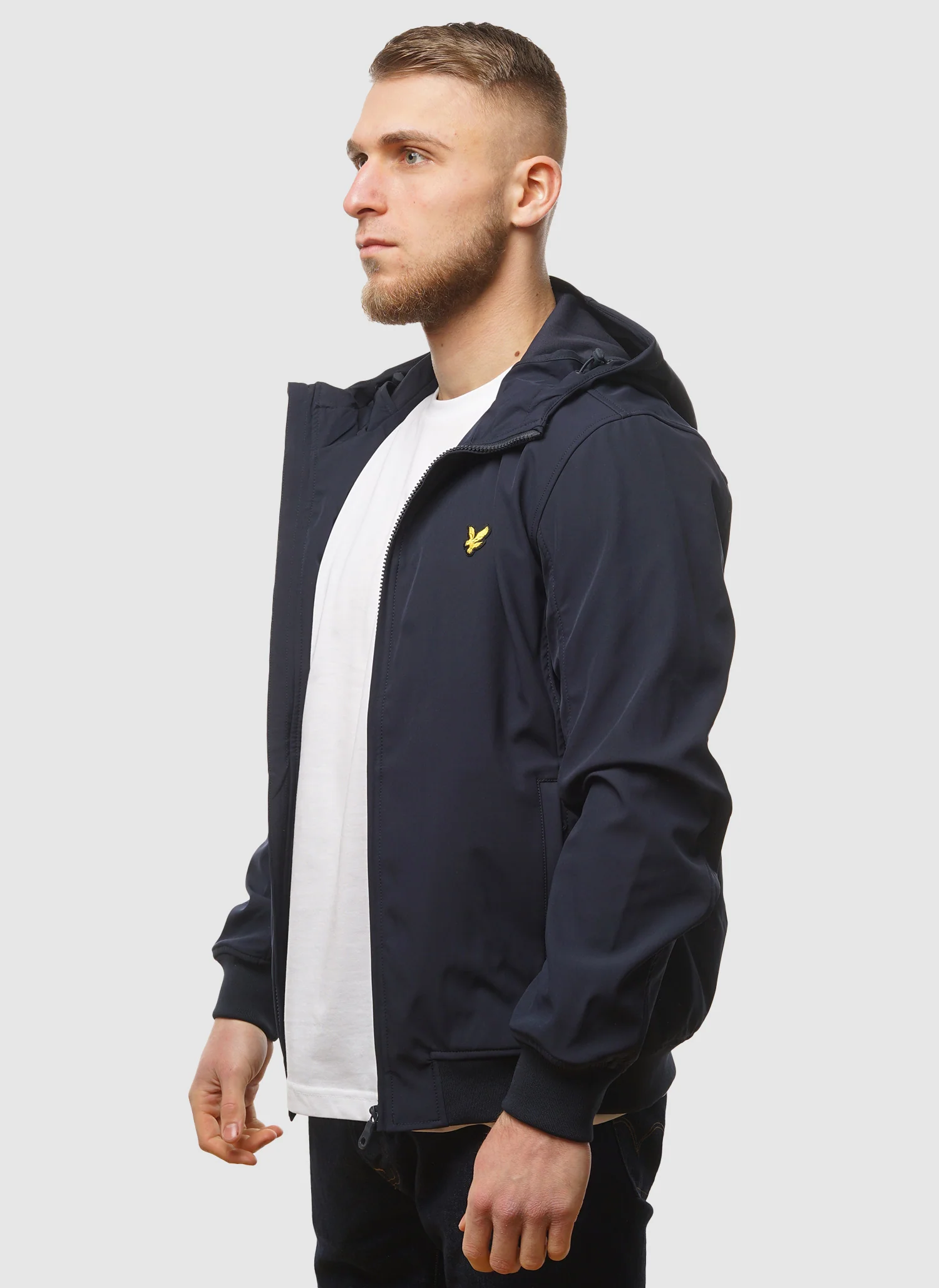 Mesh Back Softshell Jacket - Dark Navy - Image 3