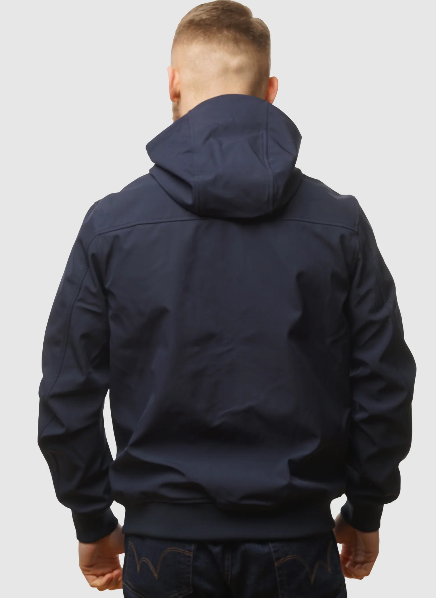 Mesh Back Softshell Jacket - Dark Navy - Image 4