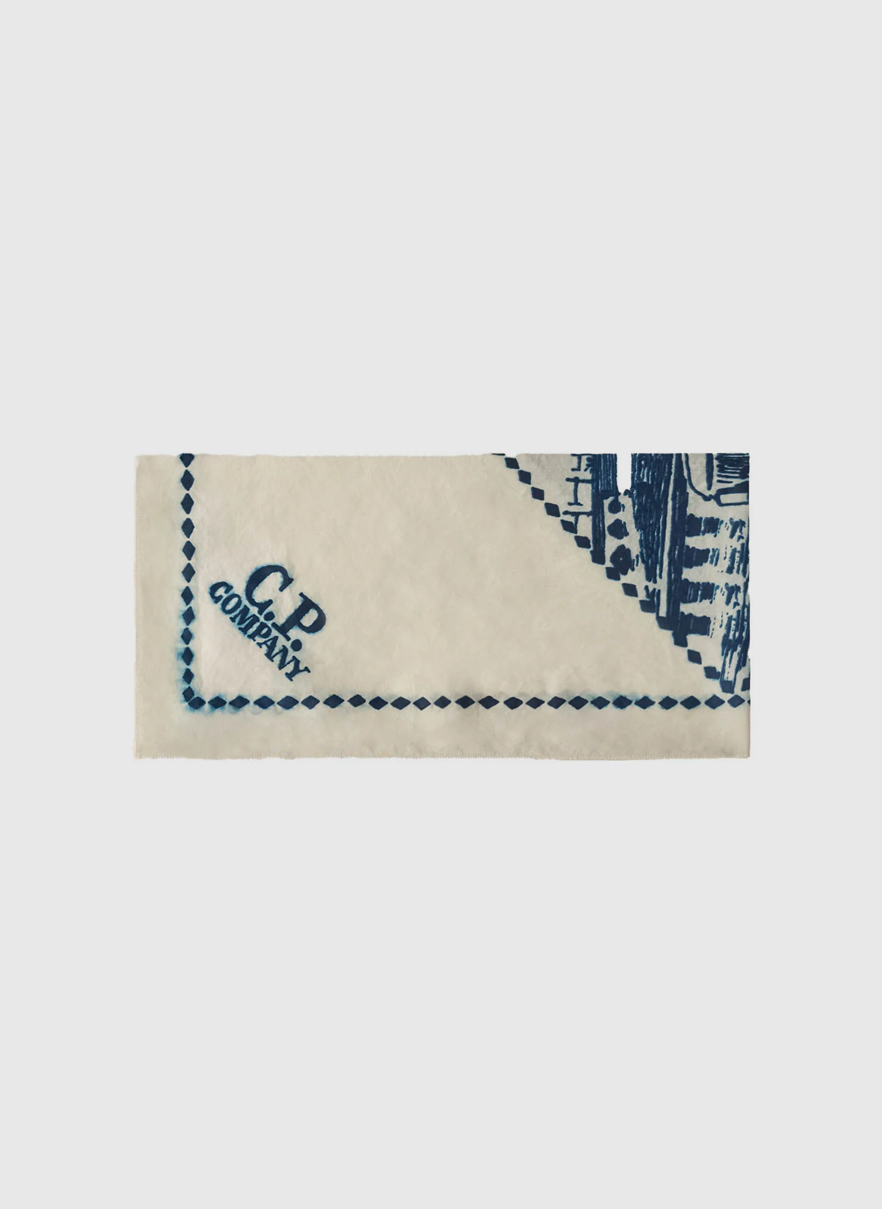 Muslin Woven Scarf - Gauze White - Image 2
