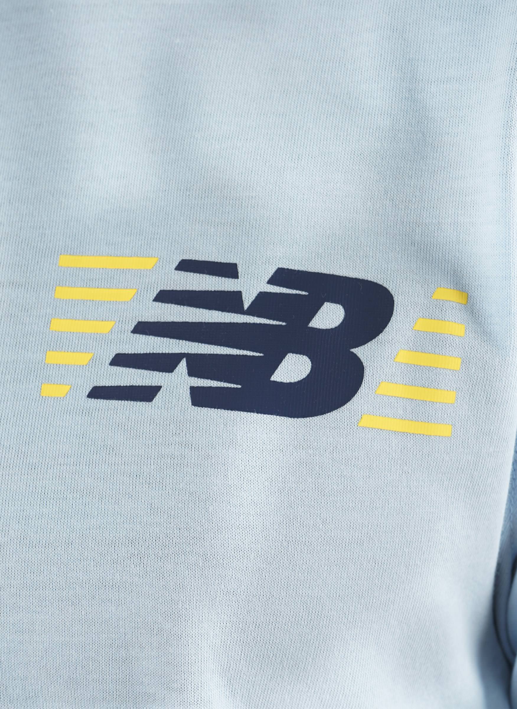NB Lines T-Shirt - Light Blue - Image 2