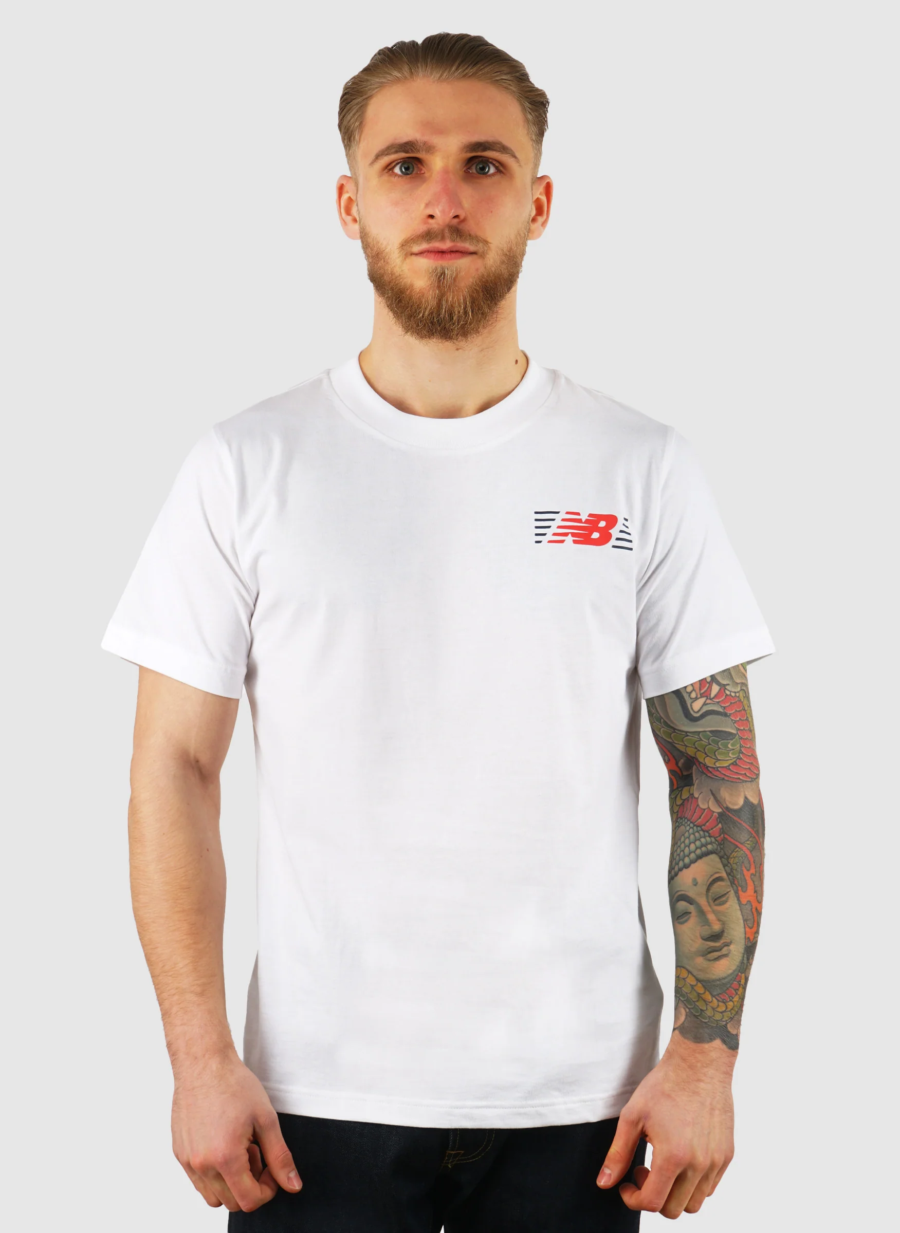 NB Lines T-Shirt - White - Image 2