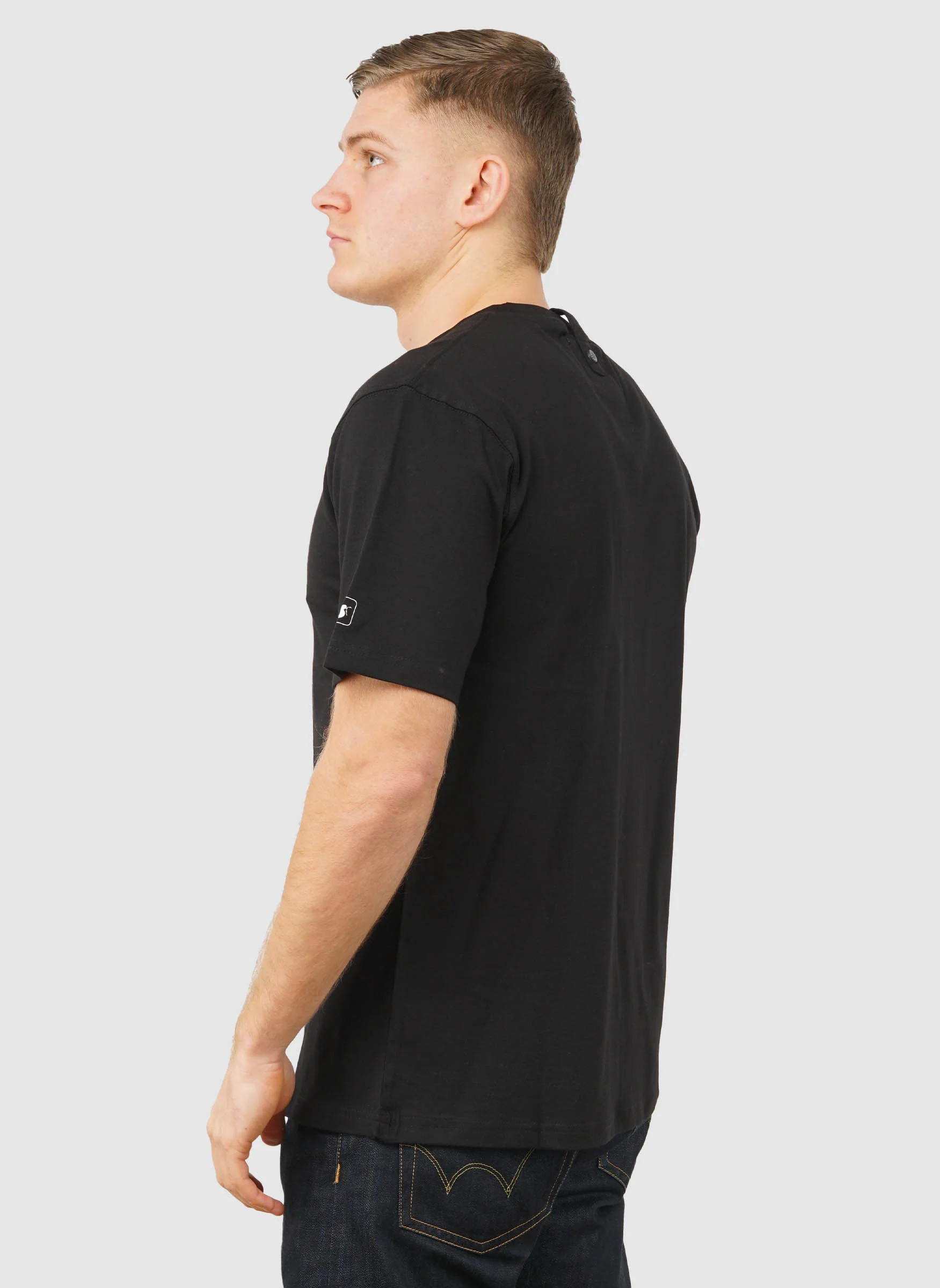 Outline Dove T-Shirt - Black - Image 3