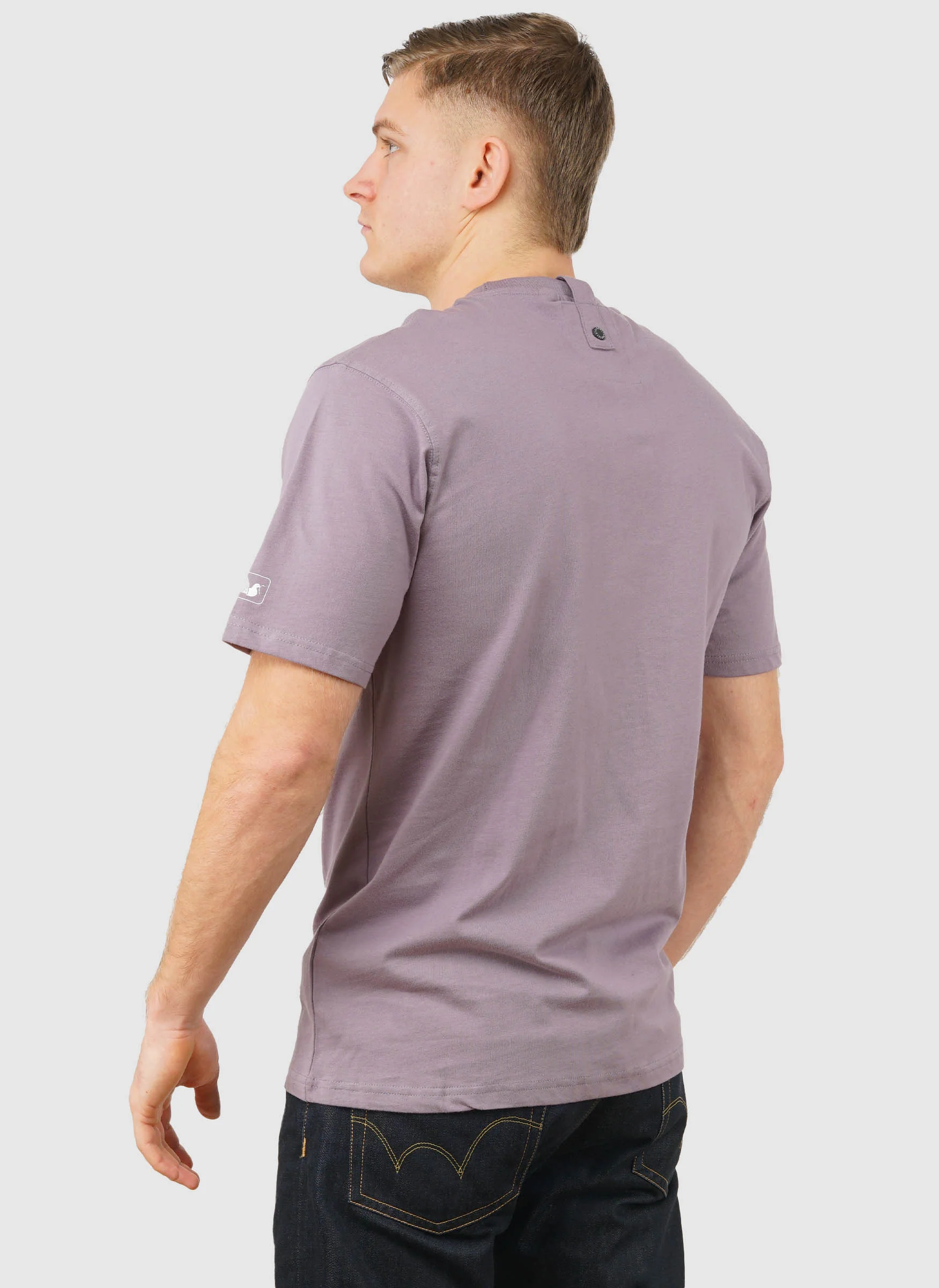 Outline Dove T-Shirt - Mauve - Image 3